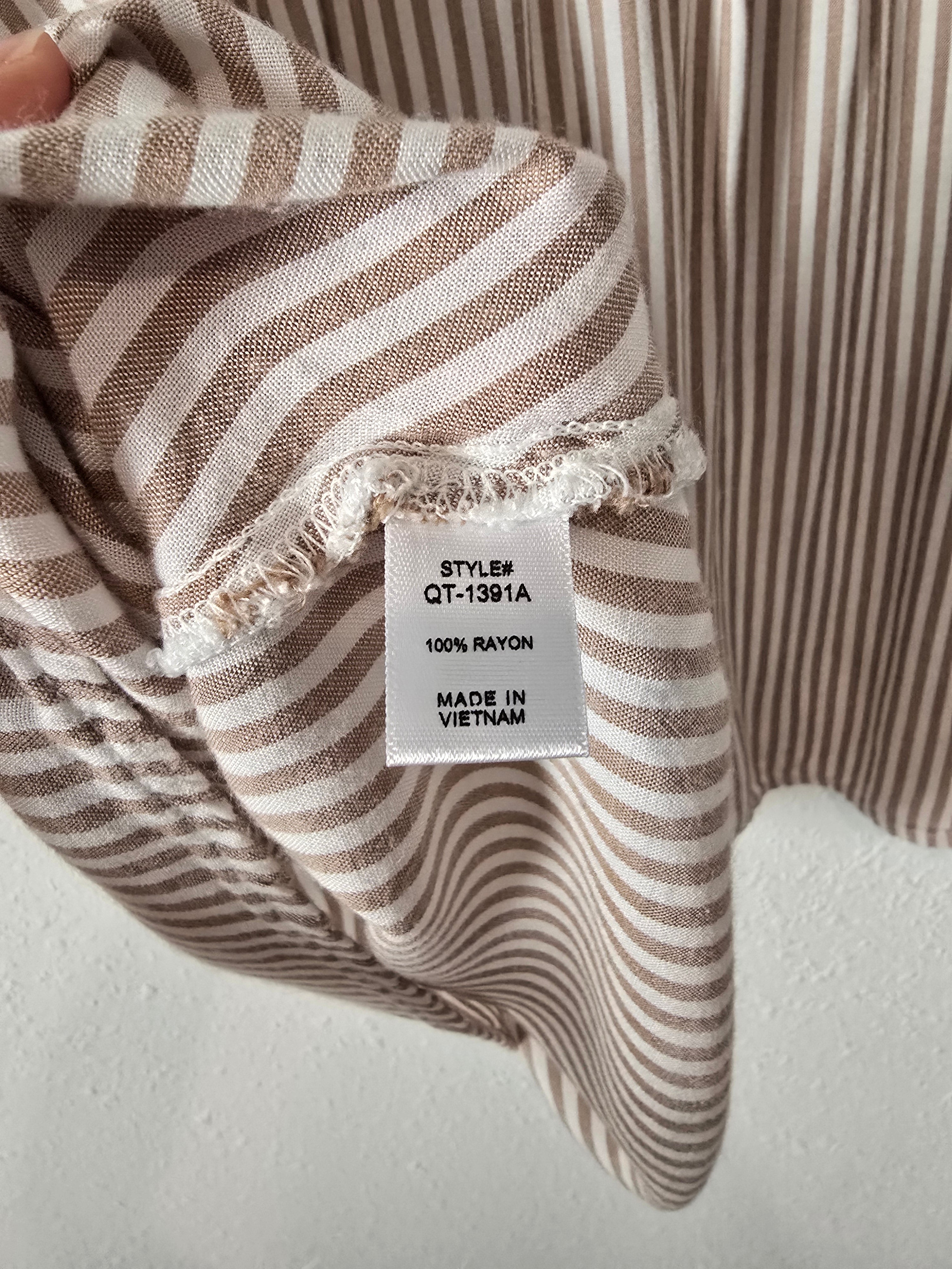 Oversized Striped Button Up (L/XL)