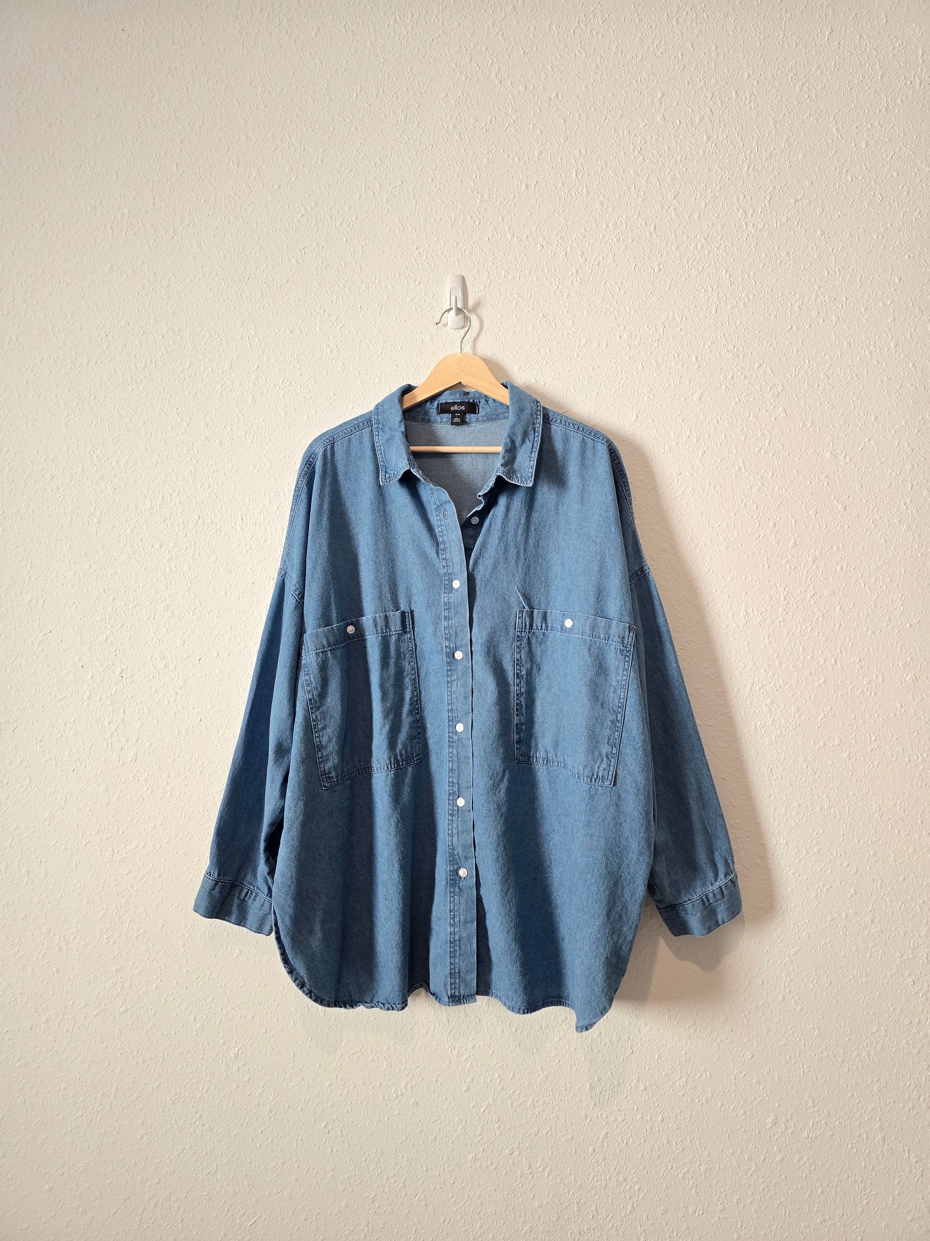 Cotton Denim Button Up (18/20)