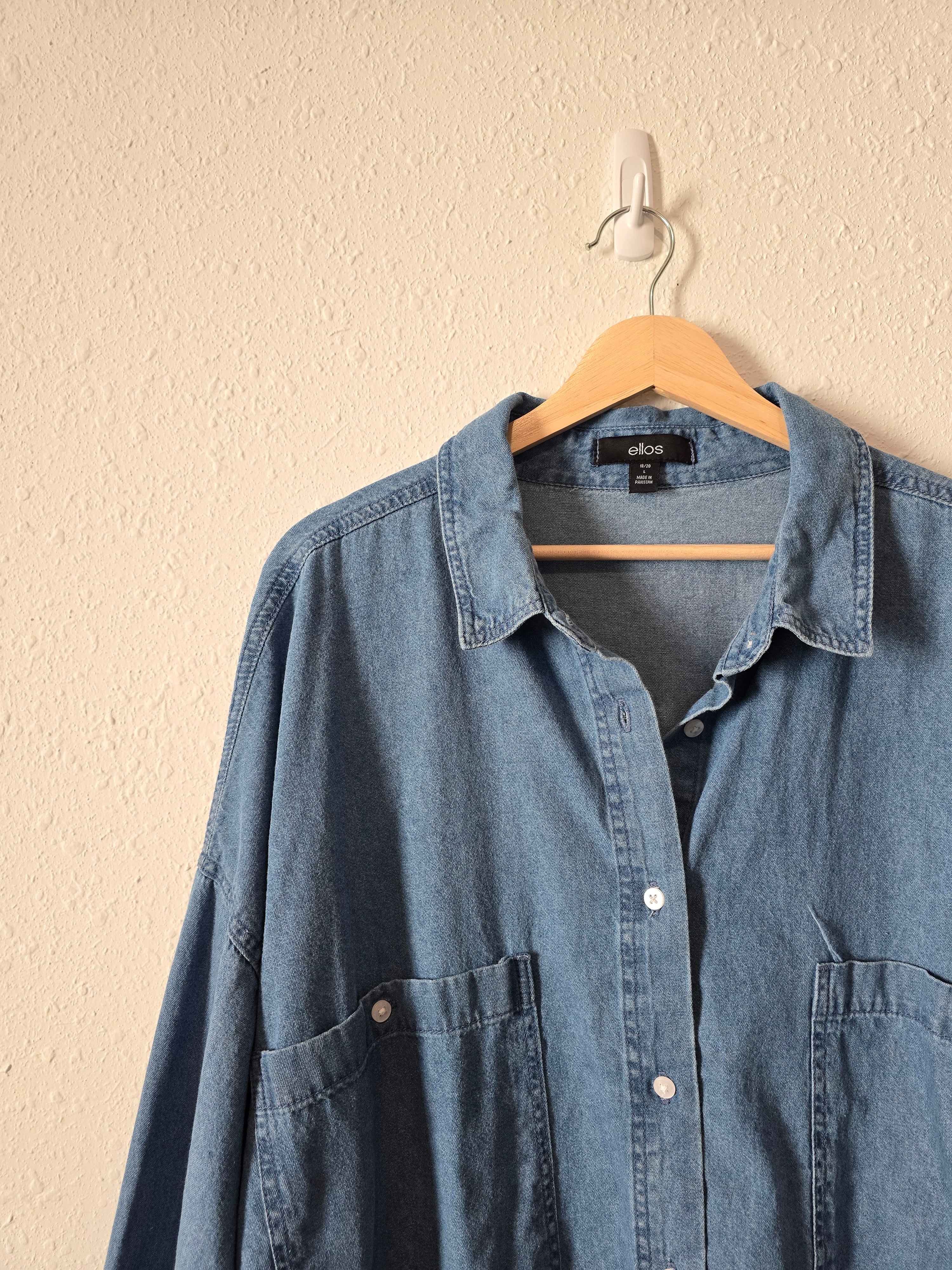 Cotton Denim Button Up (18/20)