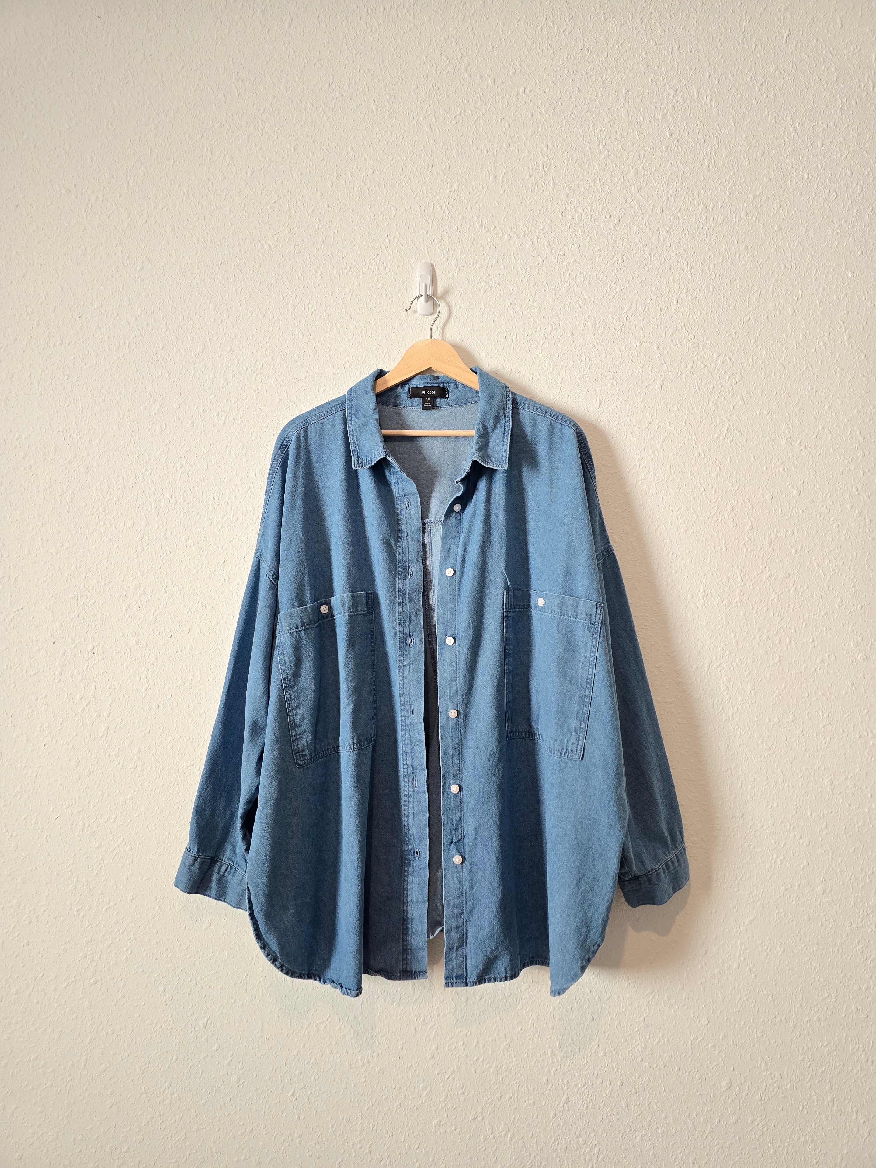 Cotton Denim Button Up (18/20)