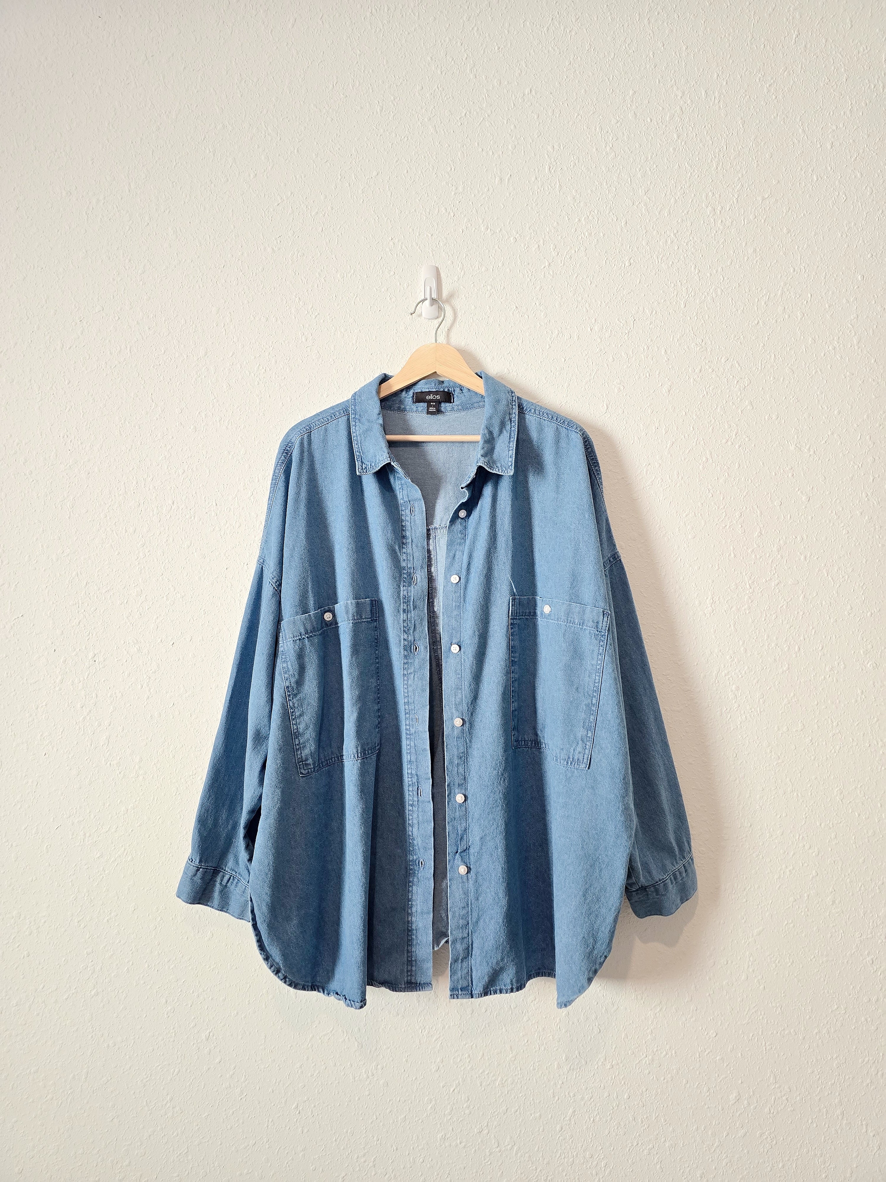 Cotton Denim Button Up (18/20)