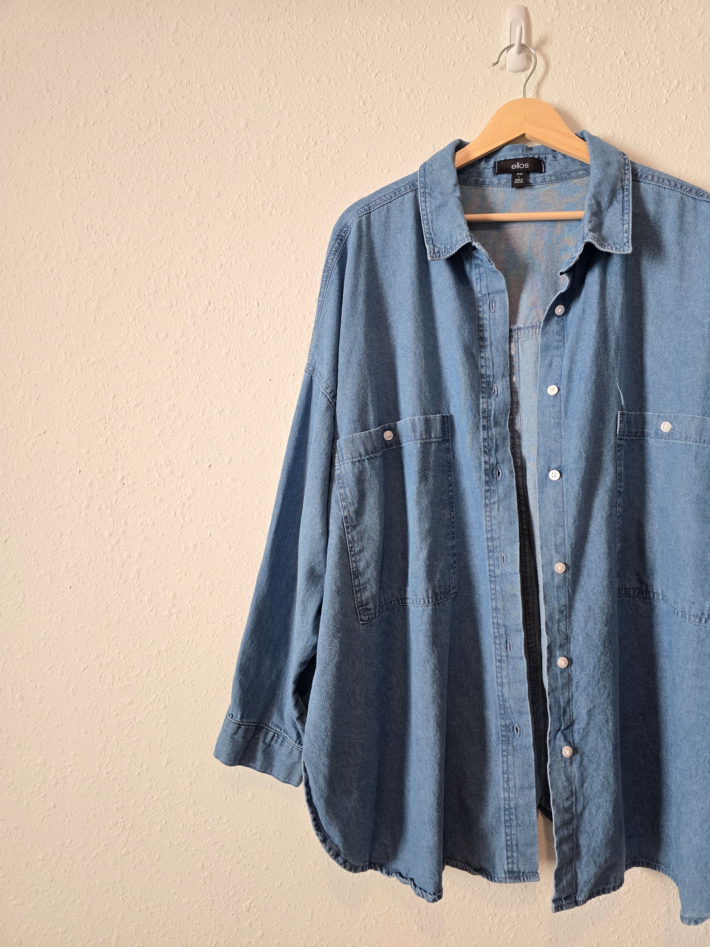 Cotton Denim Button Up (18/20)