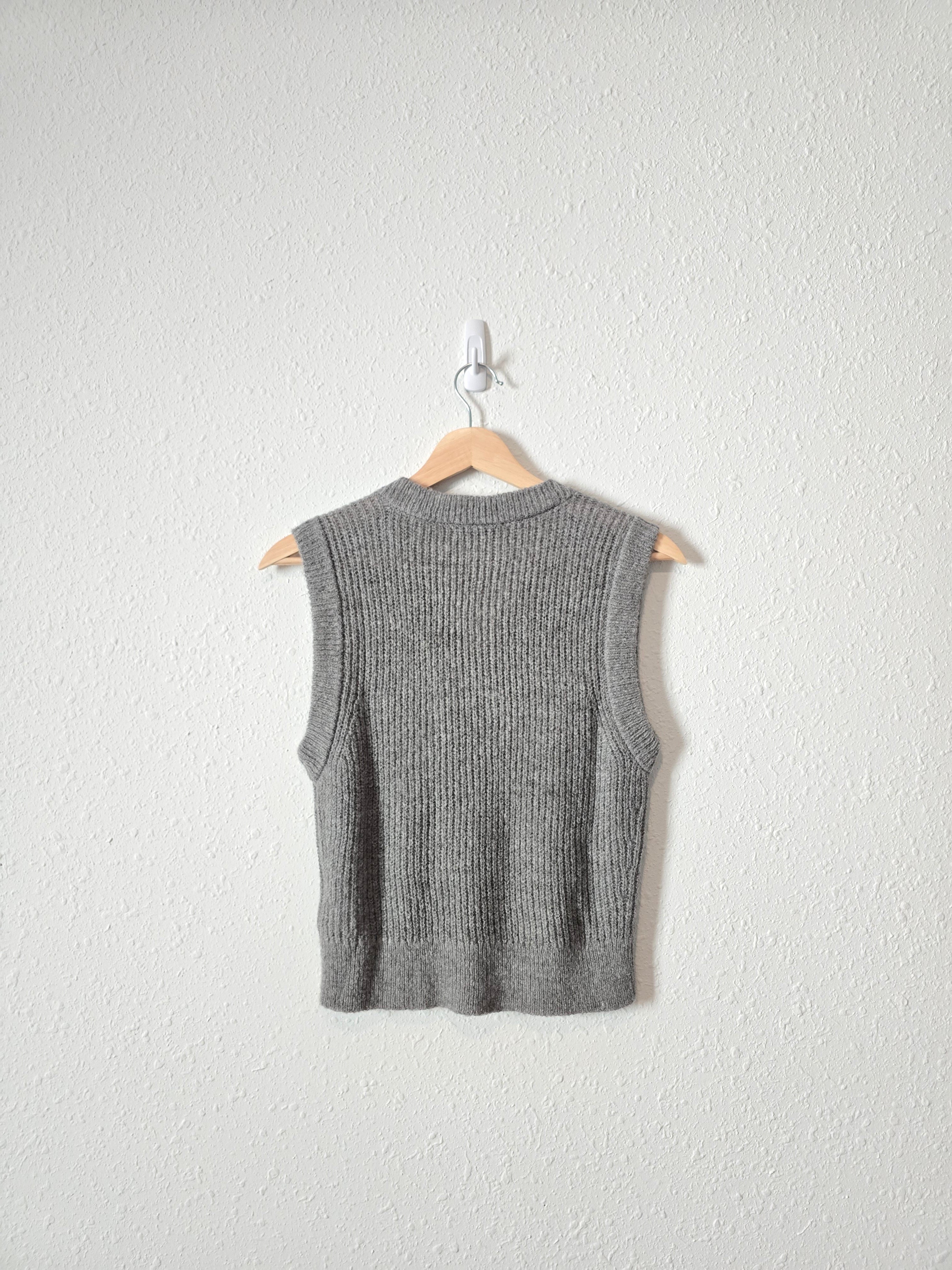 Madewell V Neck Sweater Vest (S)