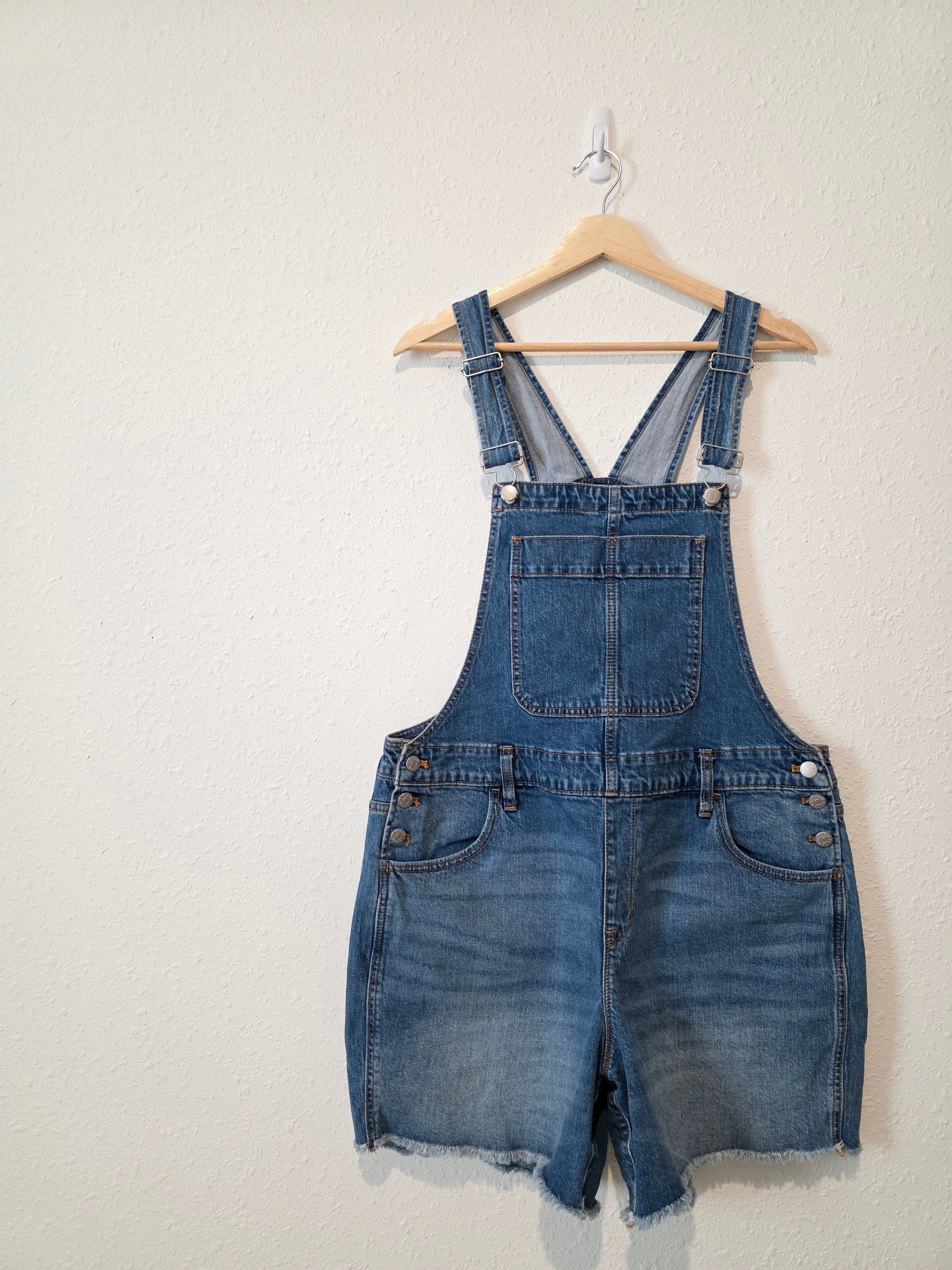 J.Crew Denim Shortalls (L)