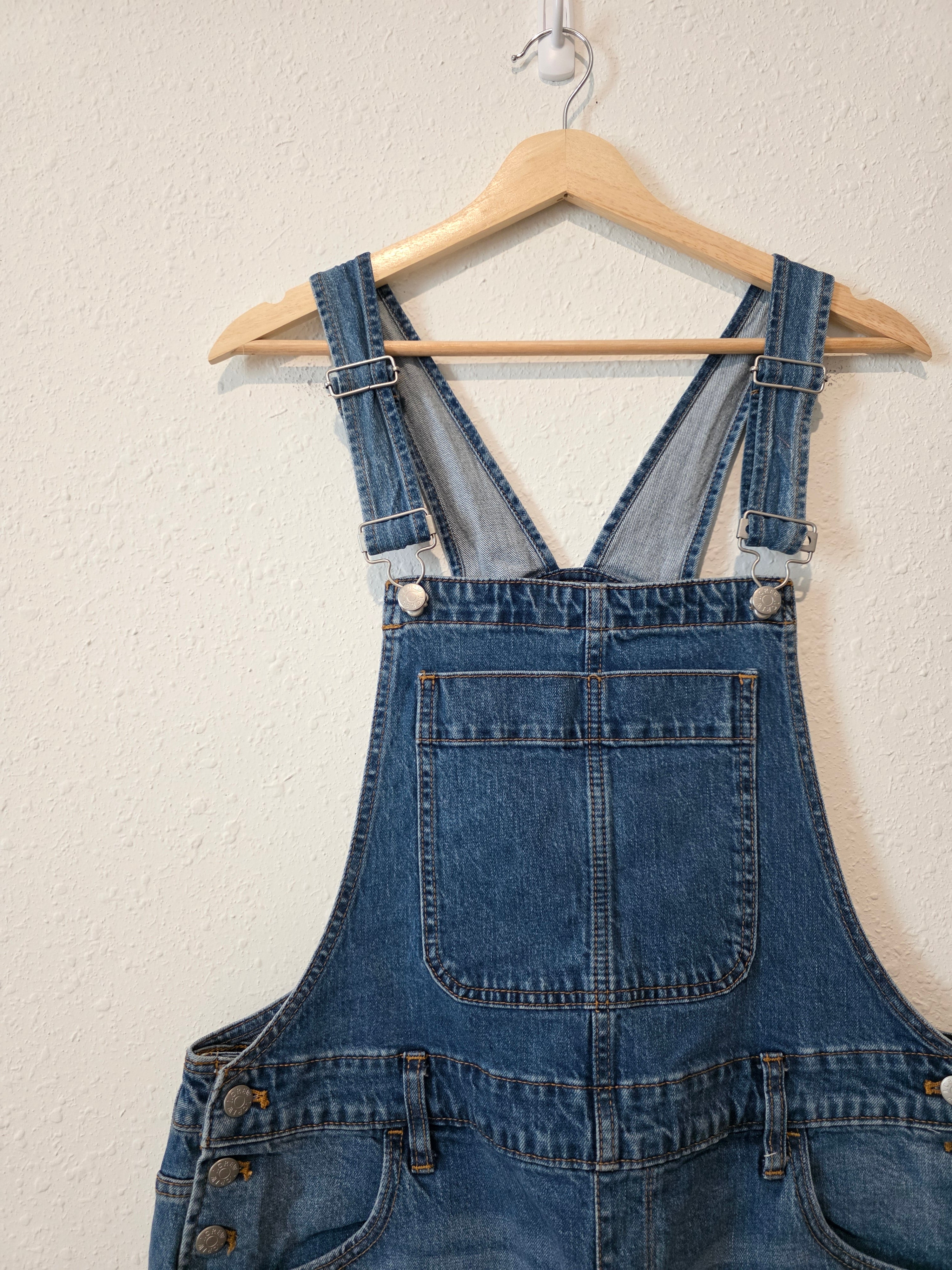J.Crew Denim Shortalls (L)