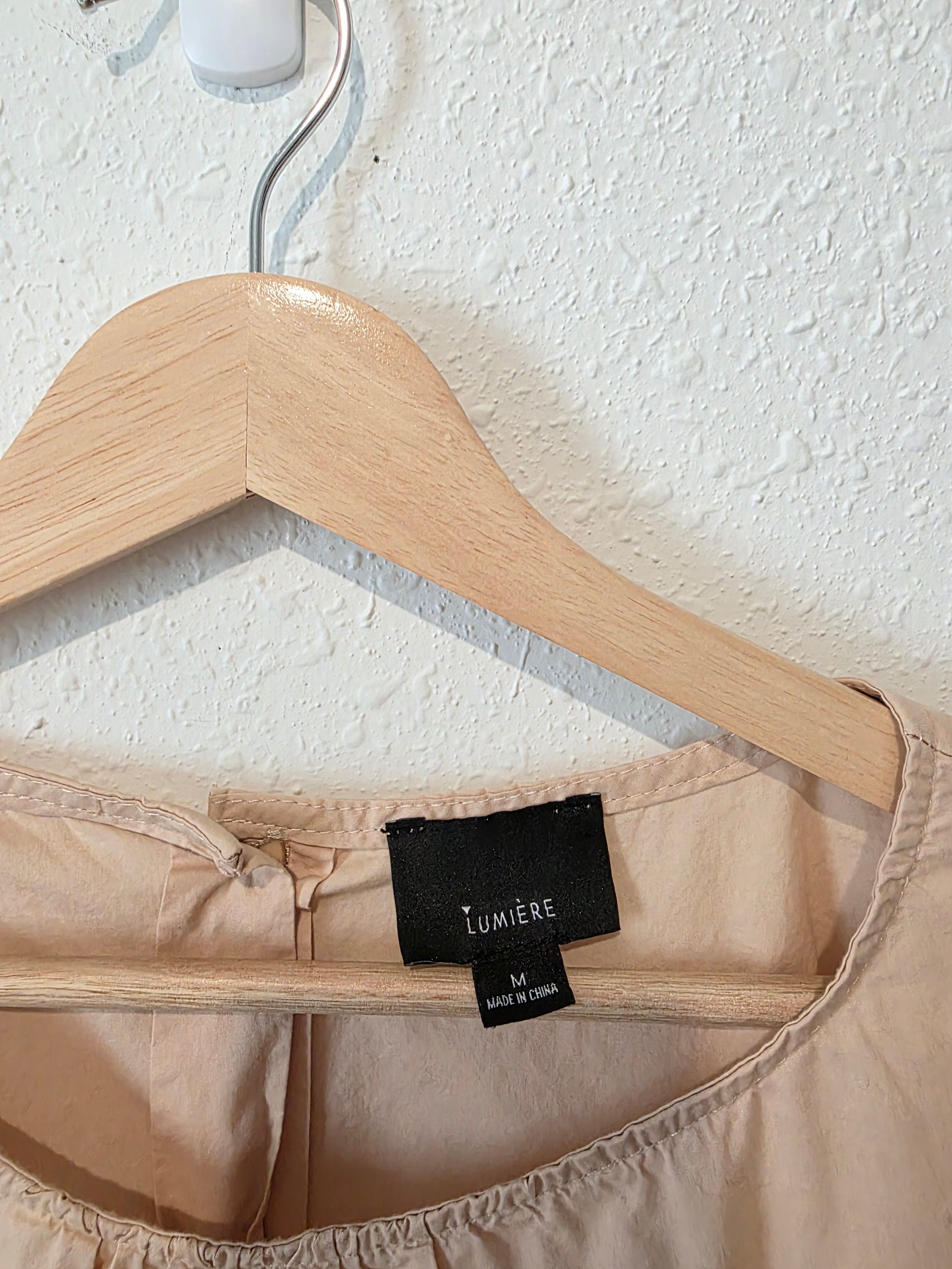 Babydoll Button Back Top (M)
