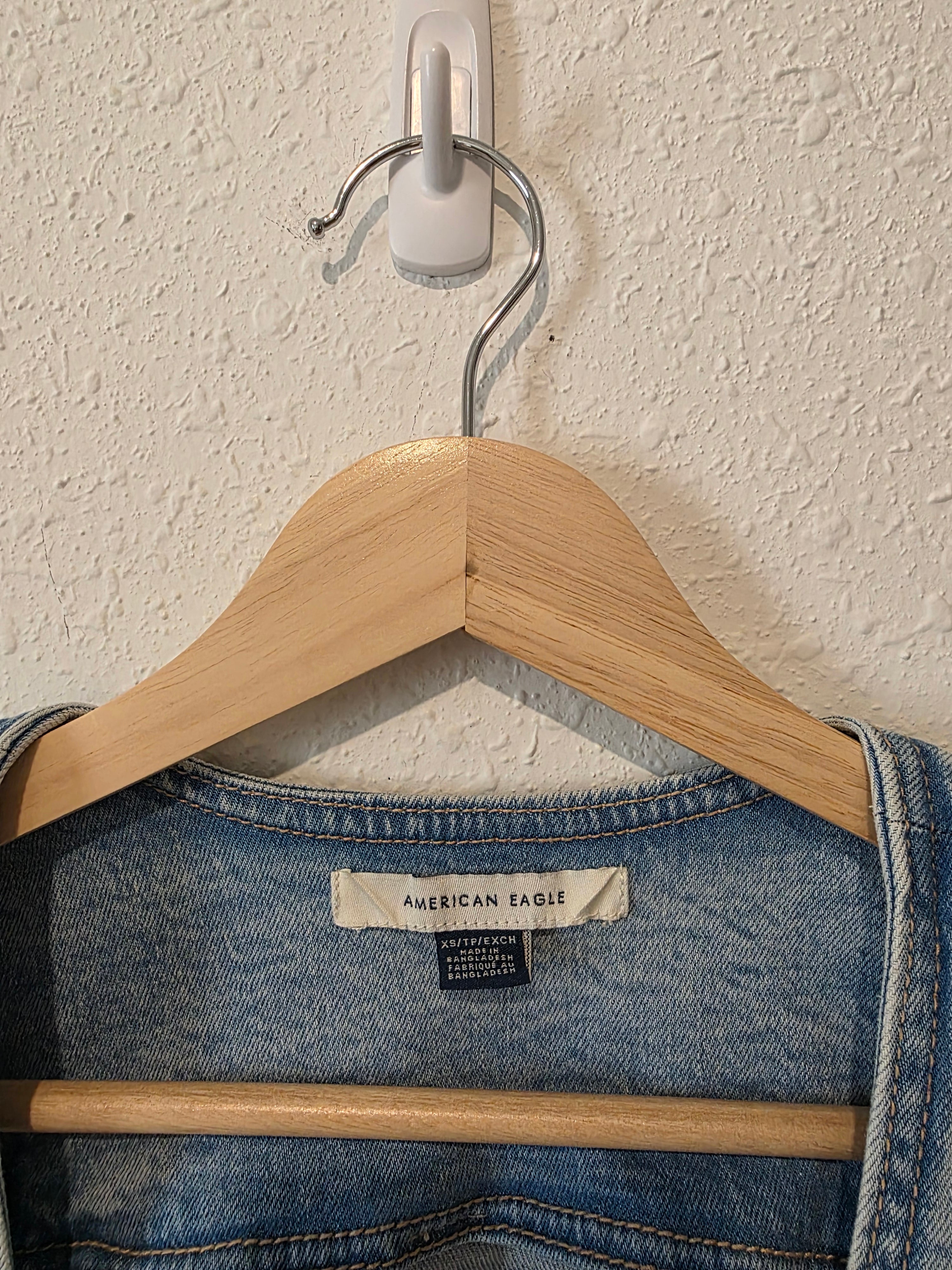 Cropped Denim Vest (XS)