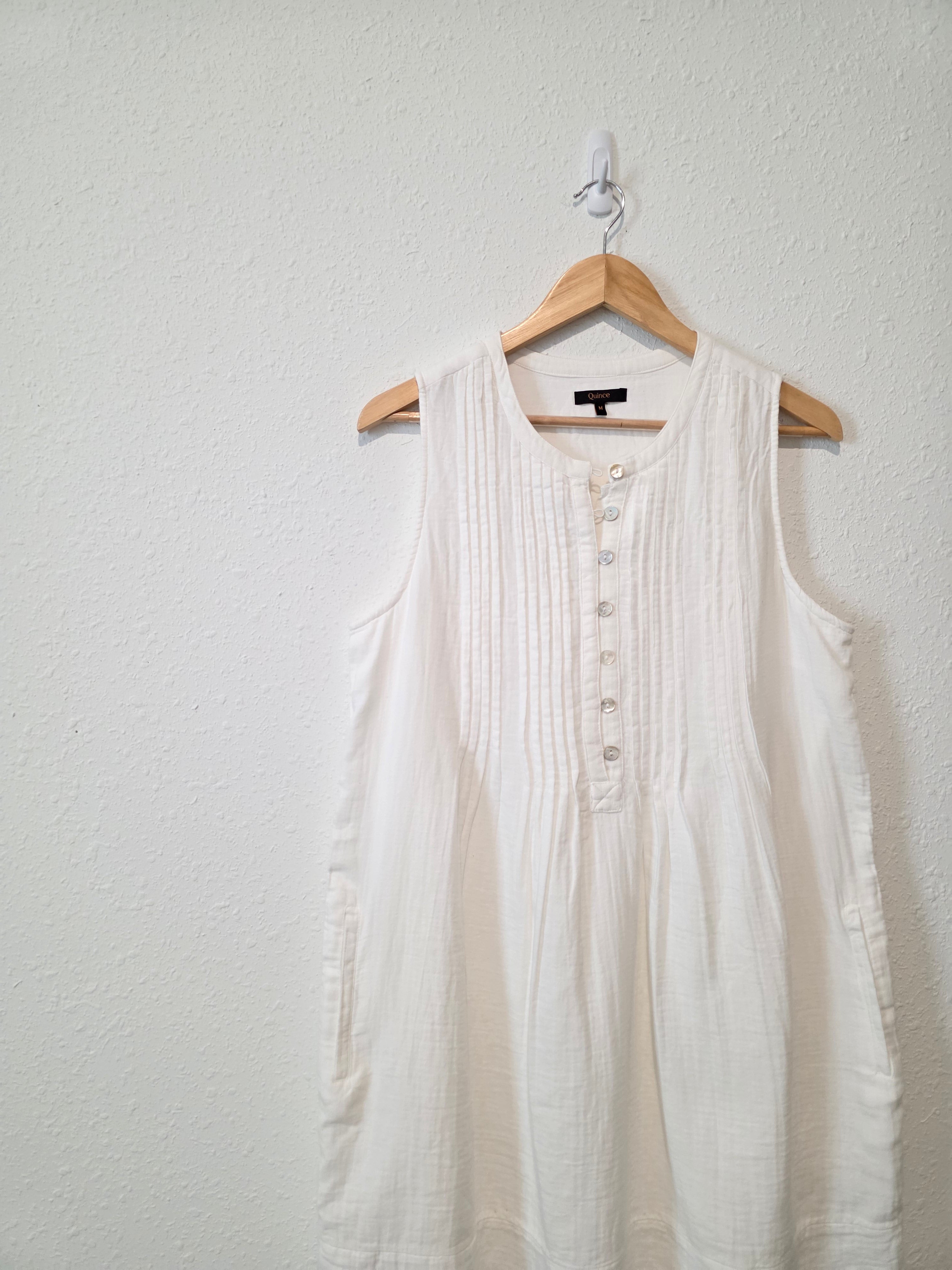 Quince Cotton Gauze Dress (M)