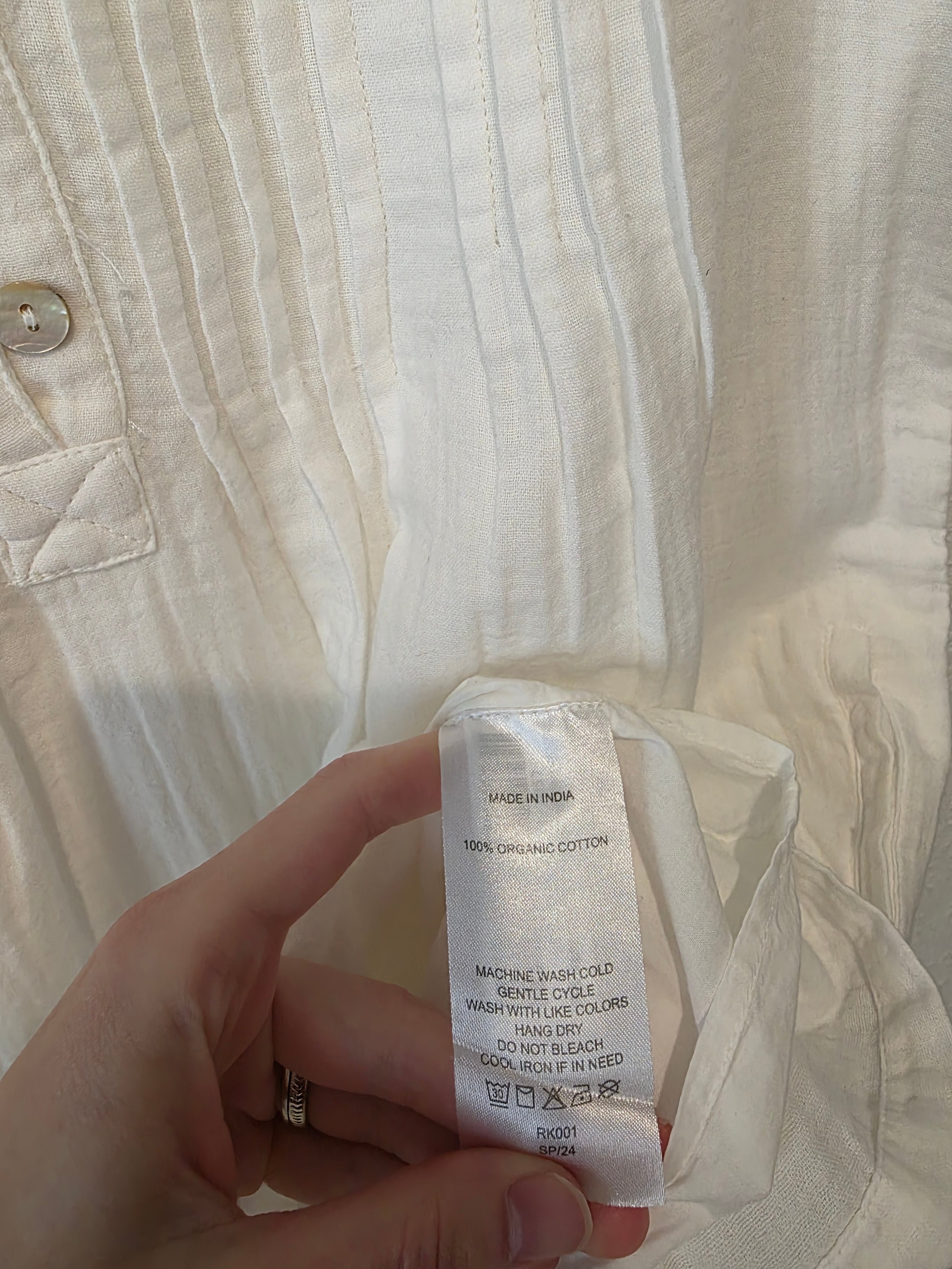 Quince Cotton Gauze Dress (M)