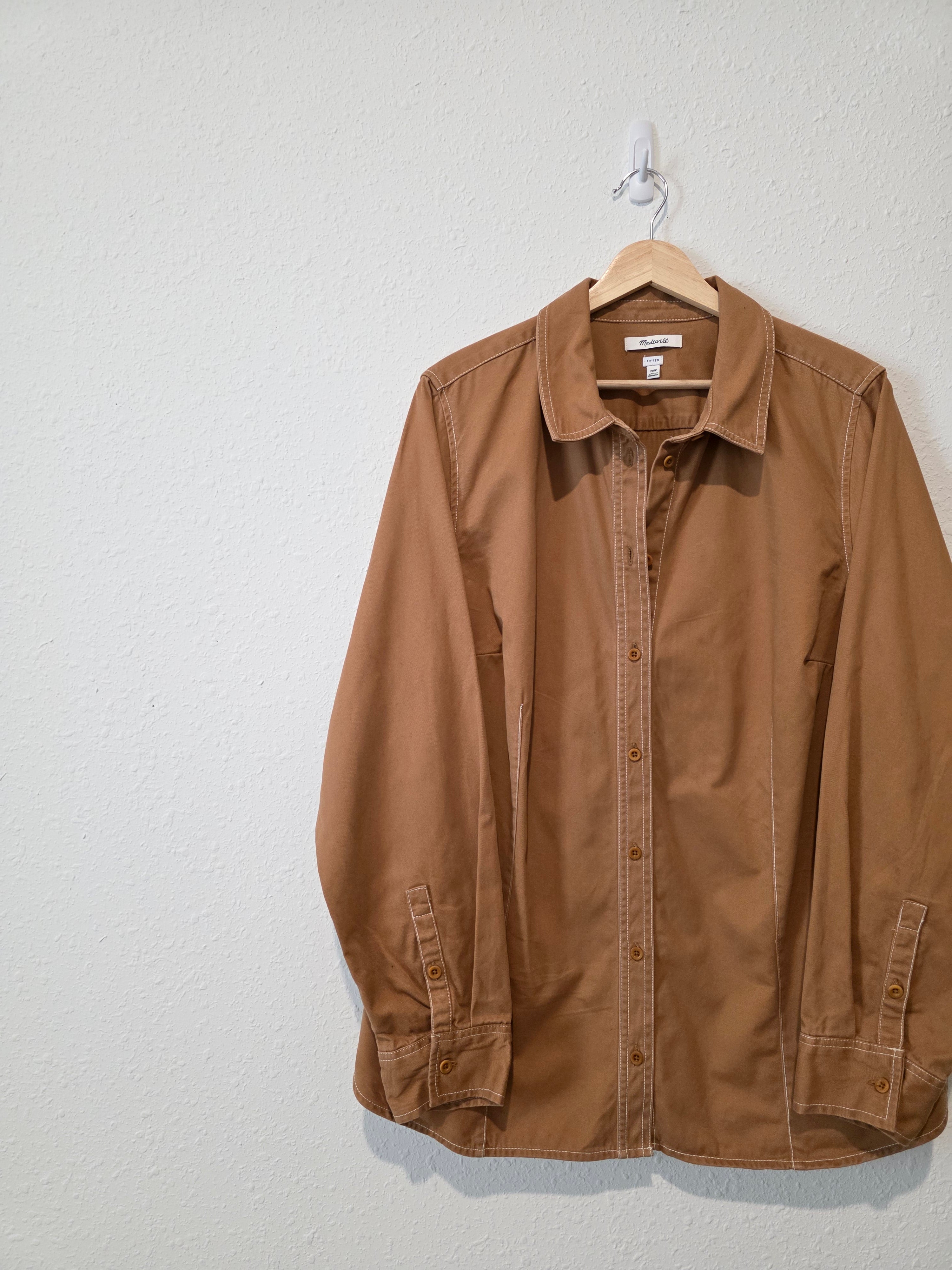 Madewell Button Up Cotton Shirt (20W)