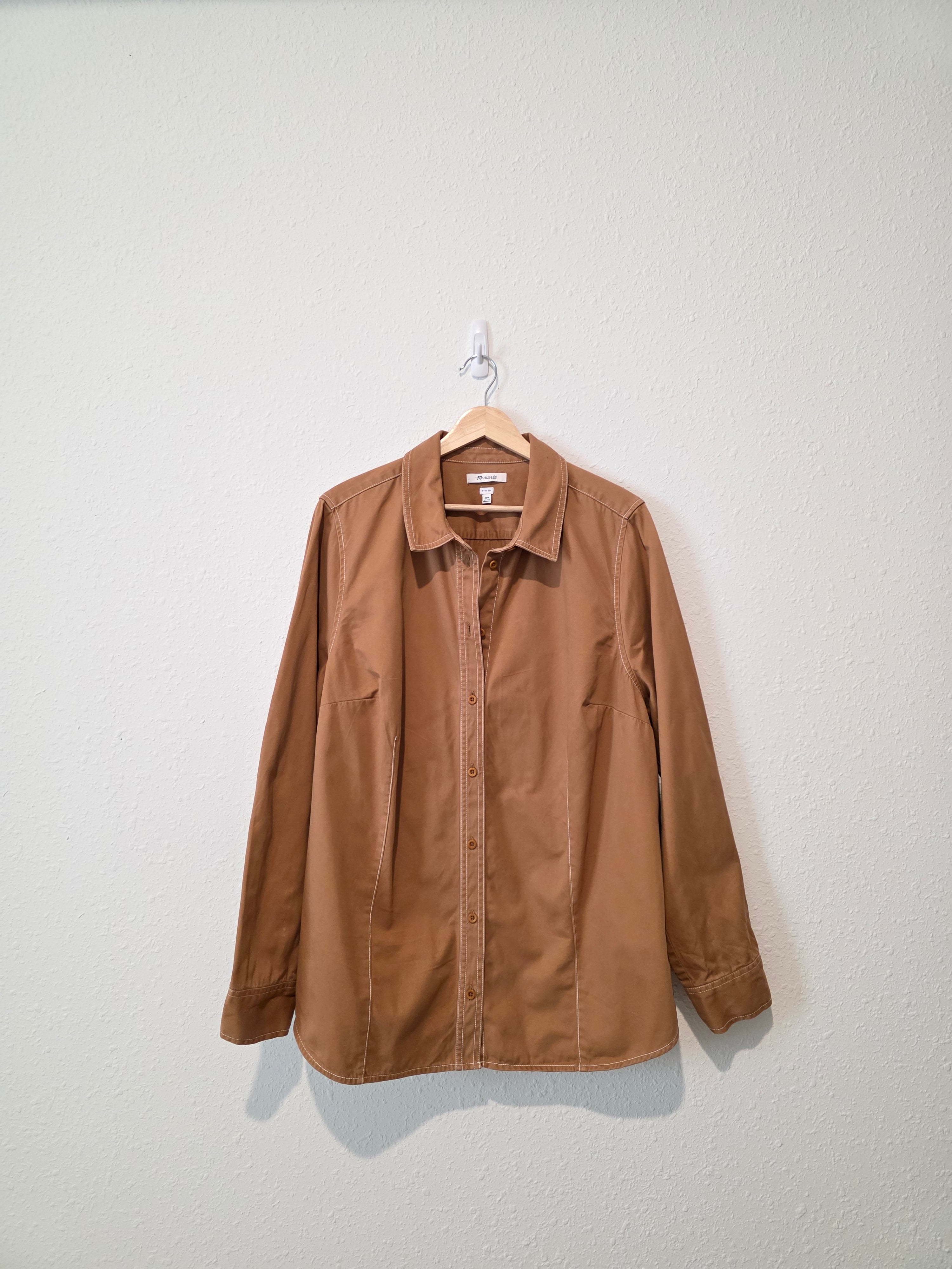 Madewell Button Up Cotton Shirt (20W)
