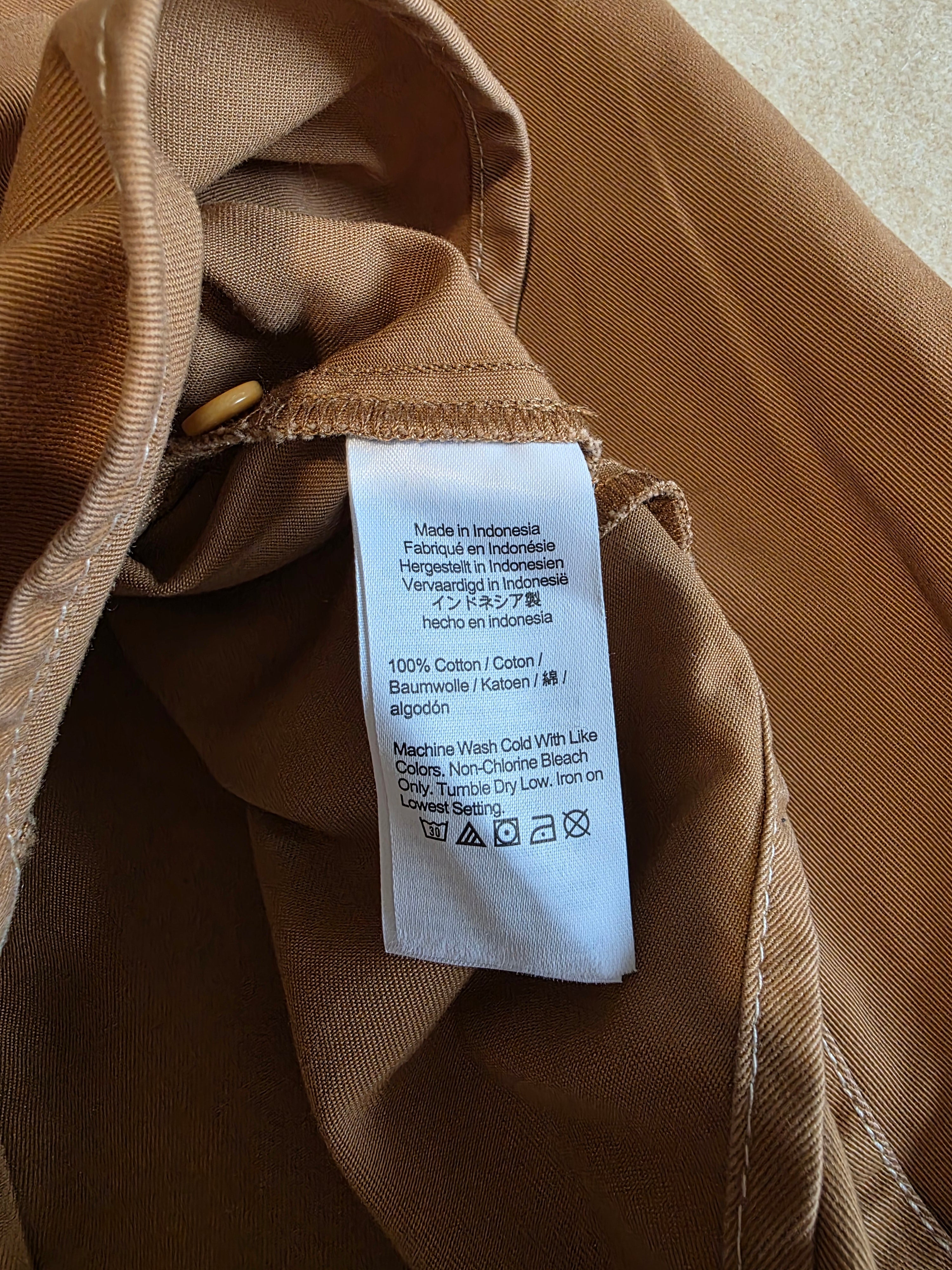 Madewell Button Up Cotton Shirt (20W)