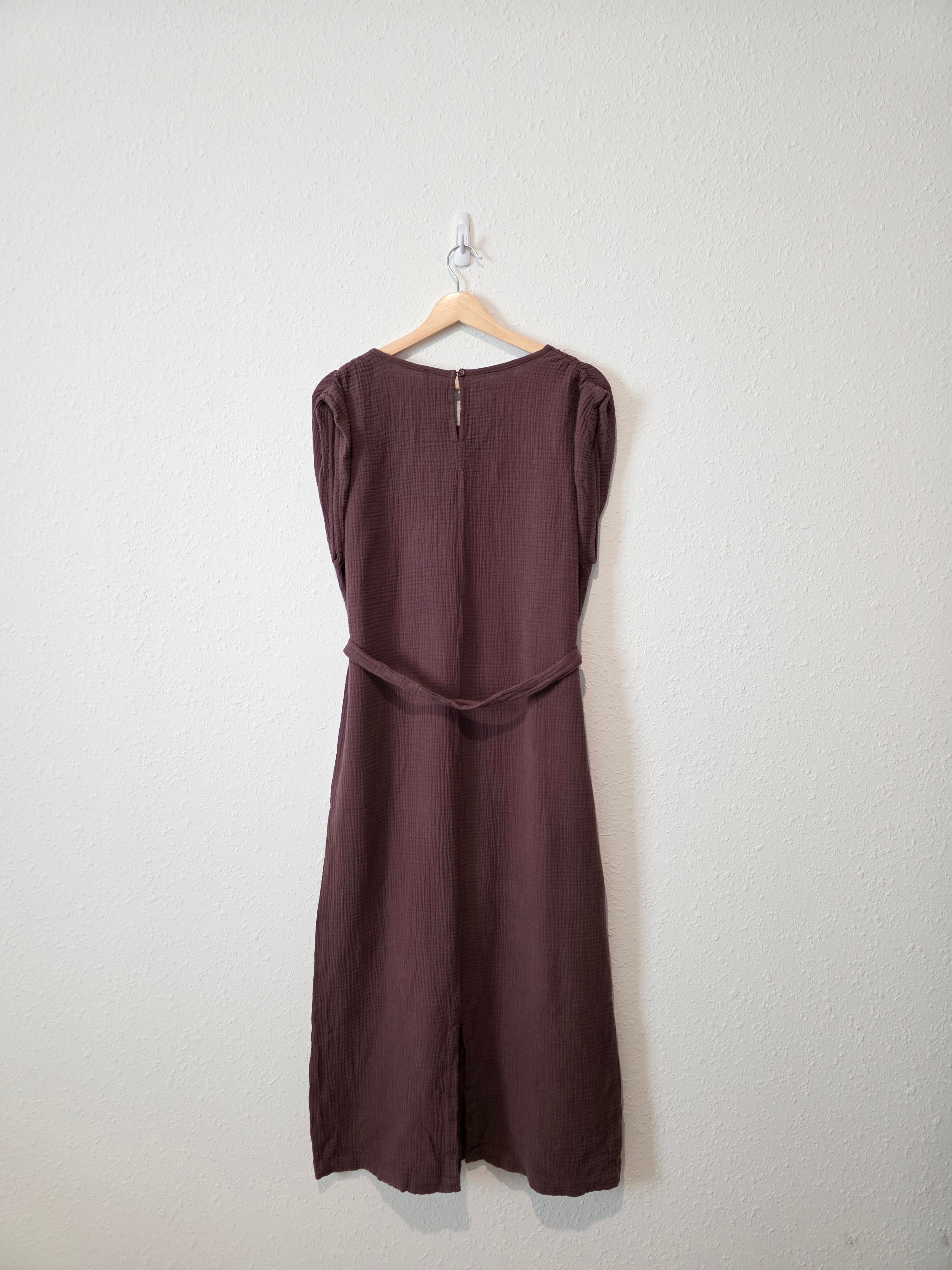 NEW Cotton Gauze Midi Dress (M)