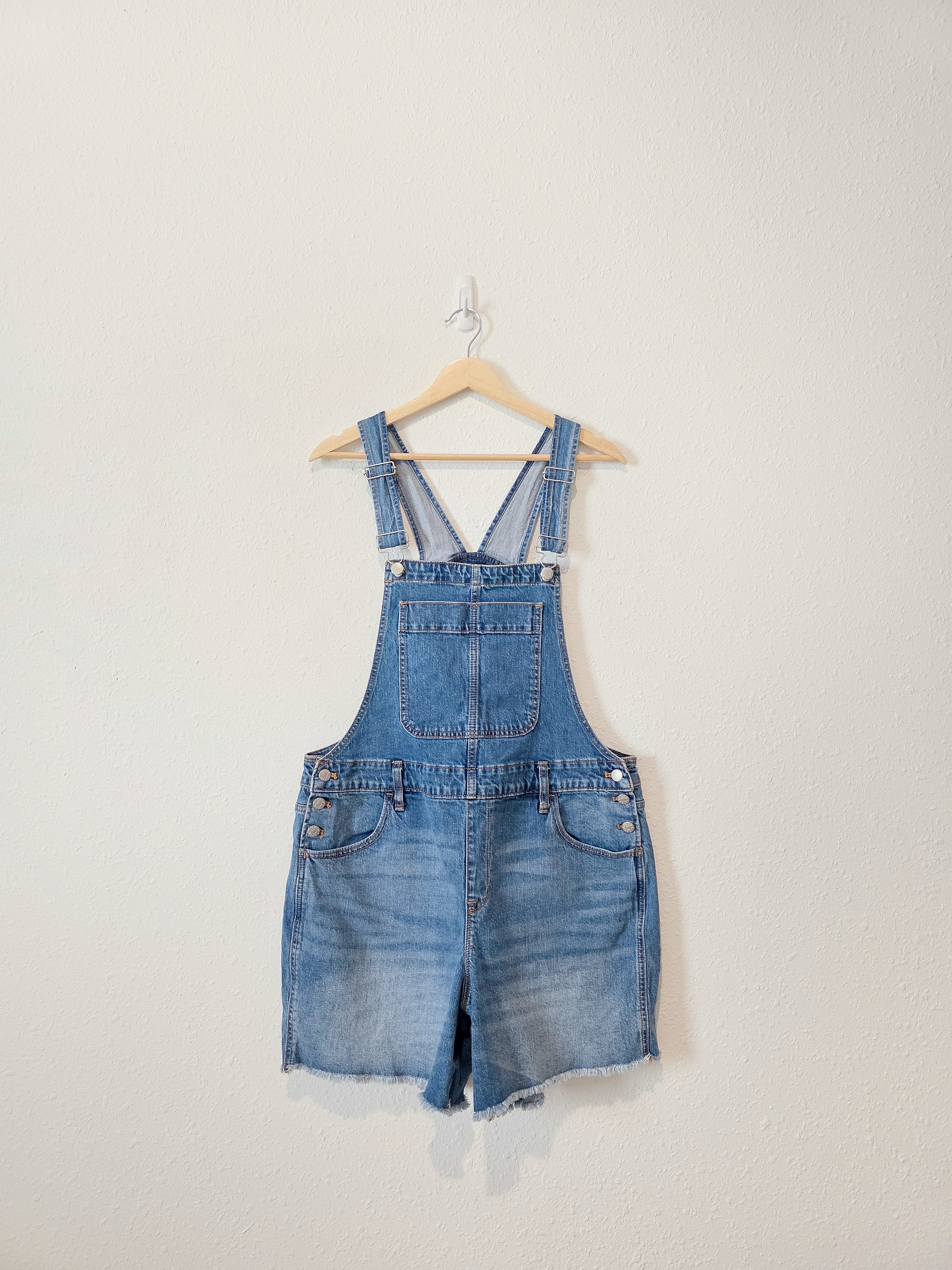 J.Crew Denim Shortalls (L)