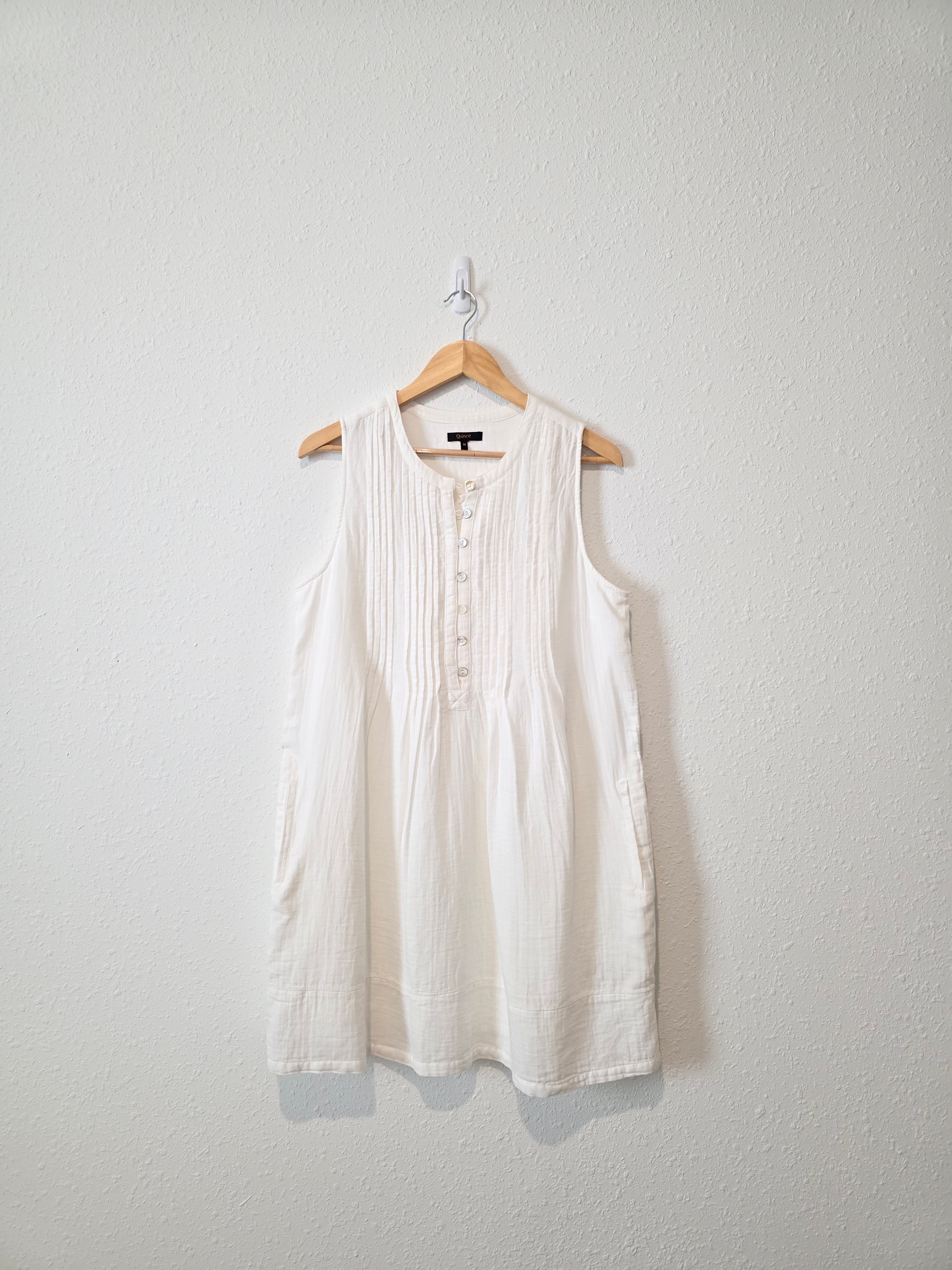 Quince Cotton Gauze Dress (M)