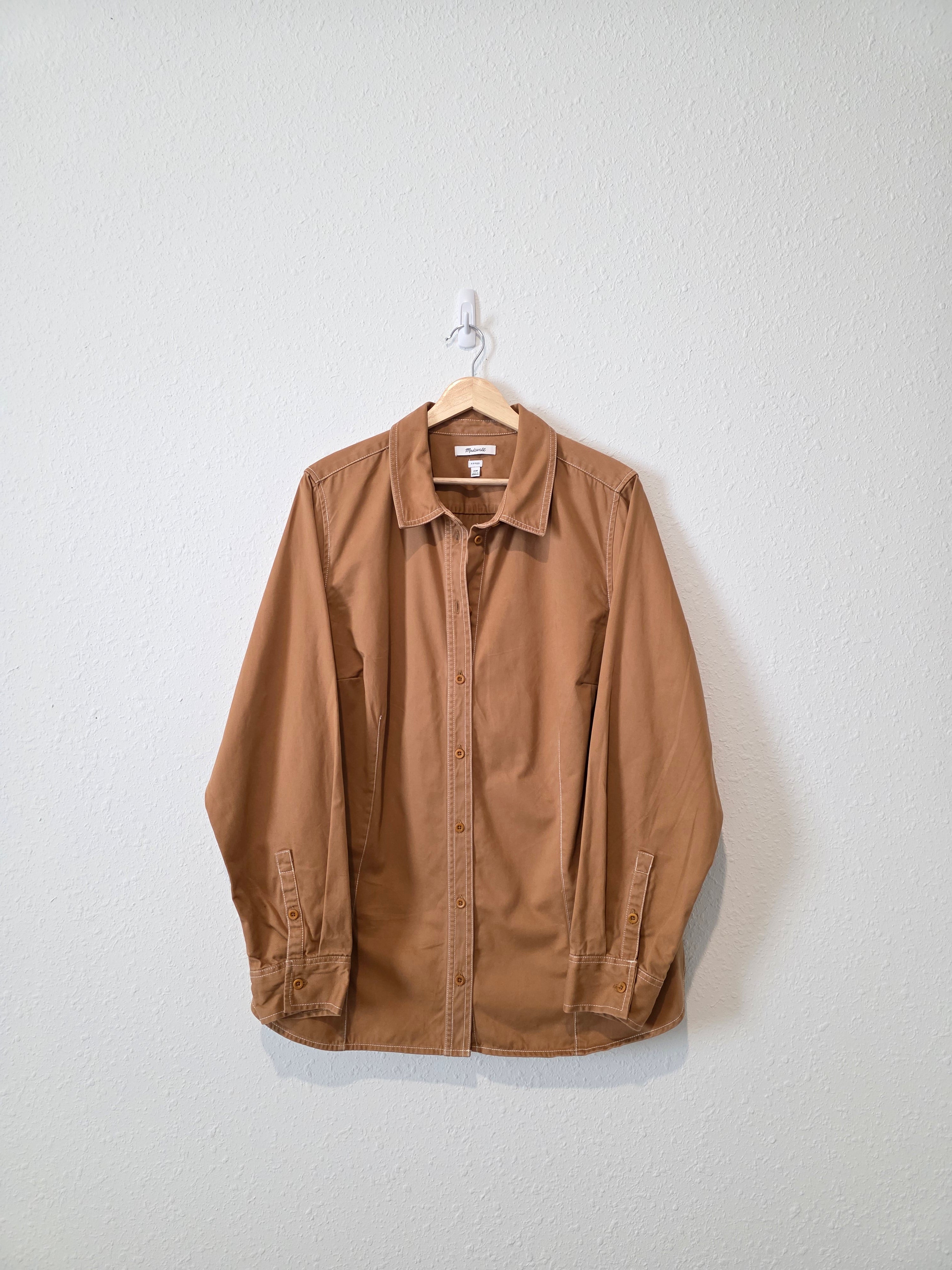 Madewell Button Up Cotton Shirt (20W)