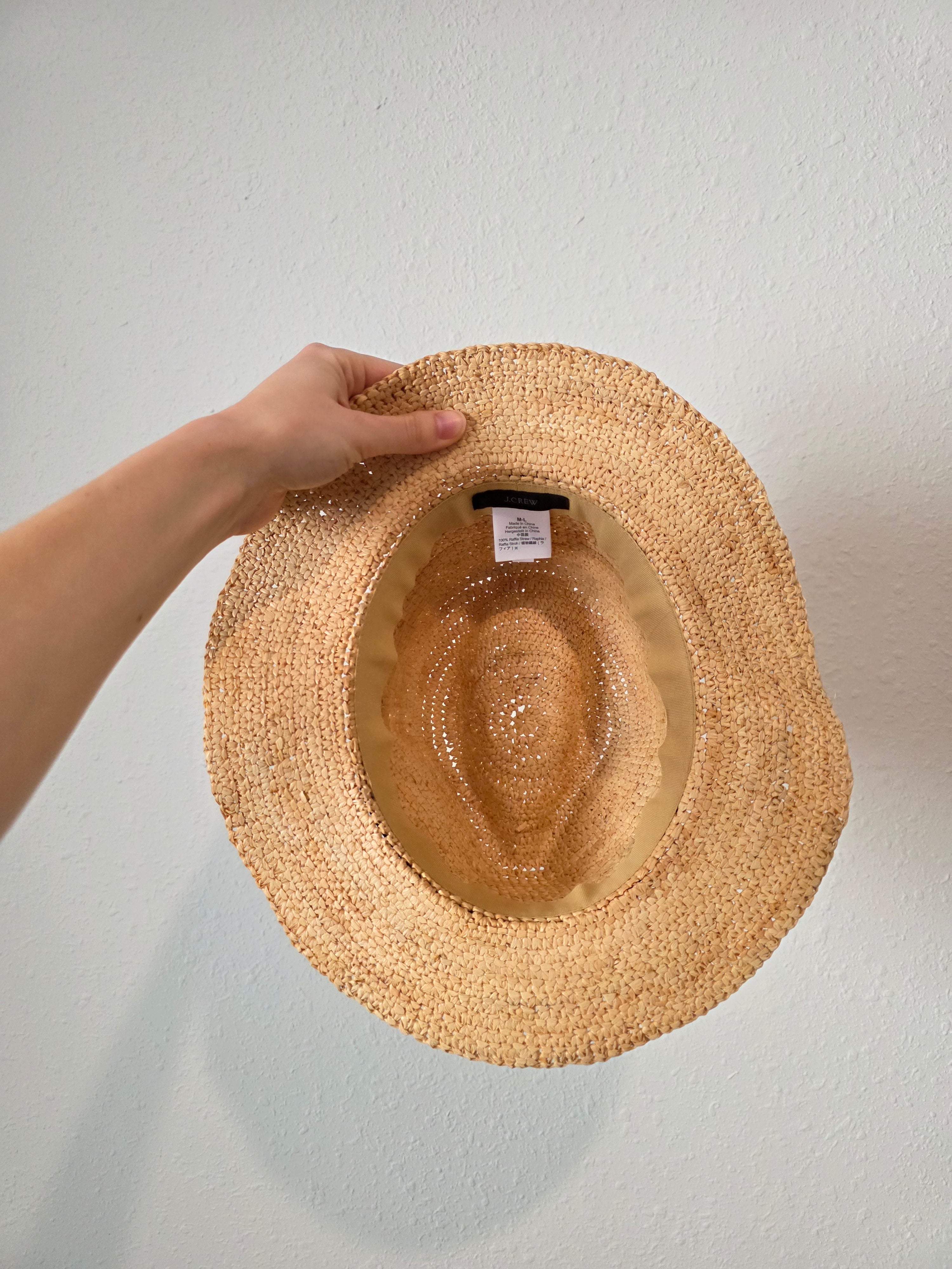 J.Crew Packable Straw Hat (M/L)