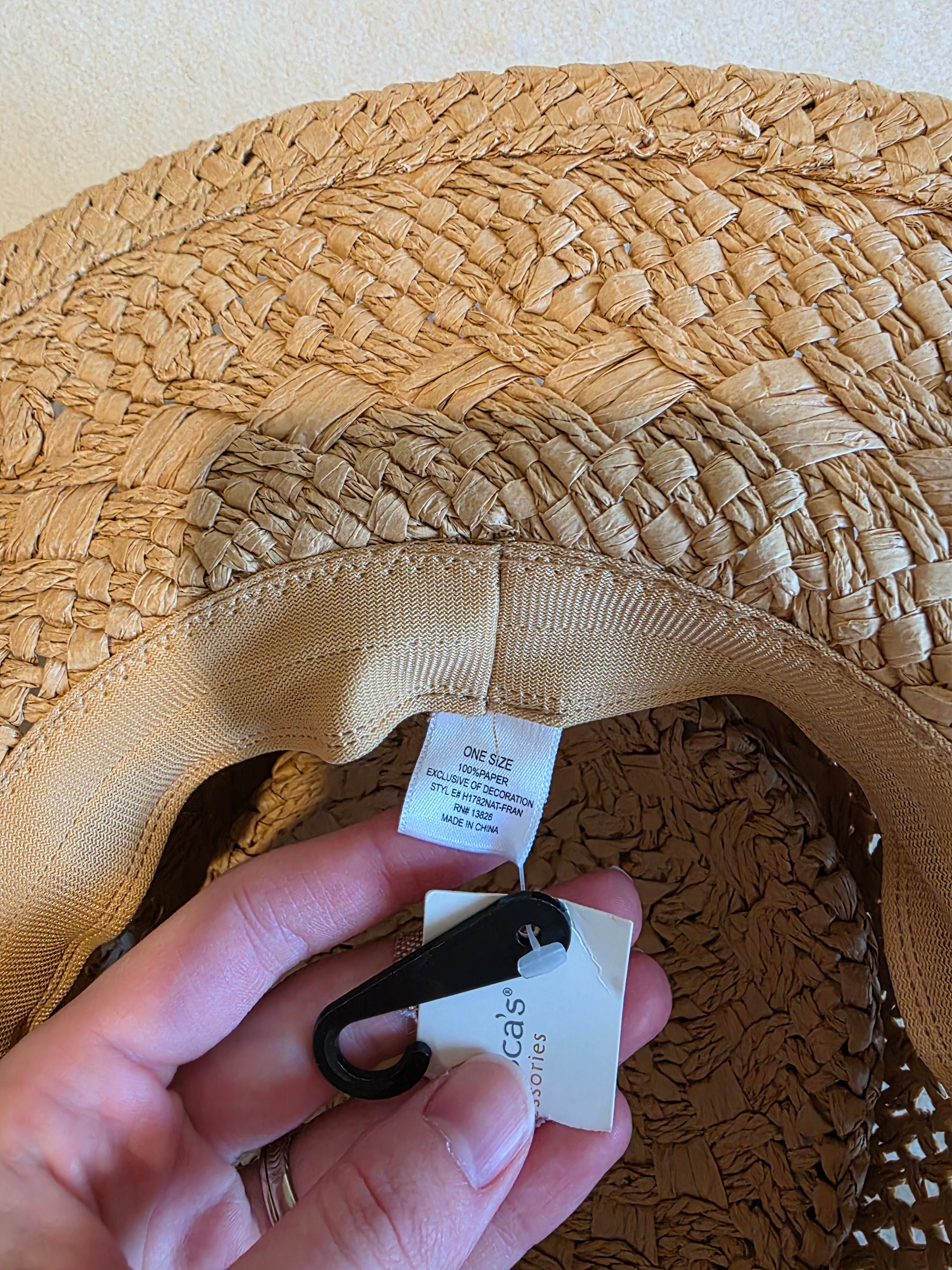 NEW Francescas Straw Hat (OS)