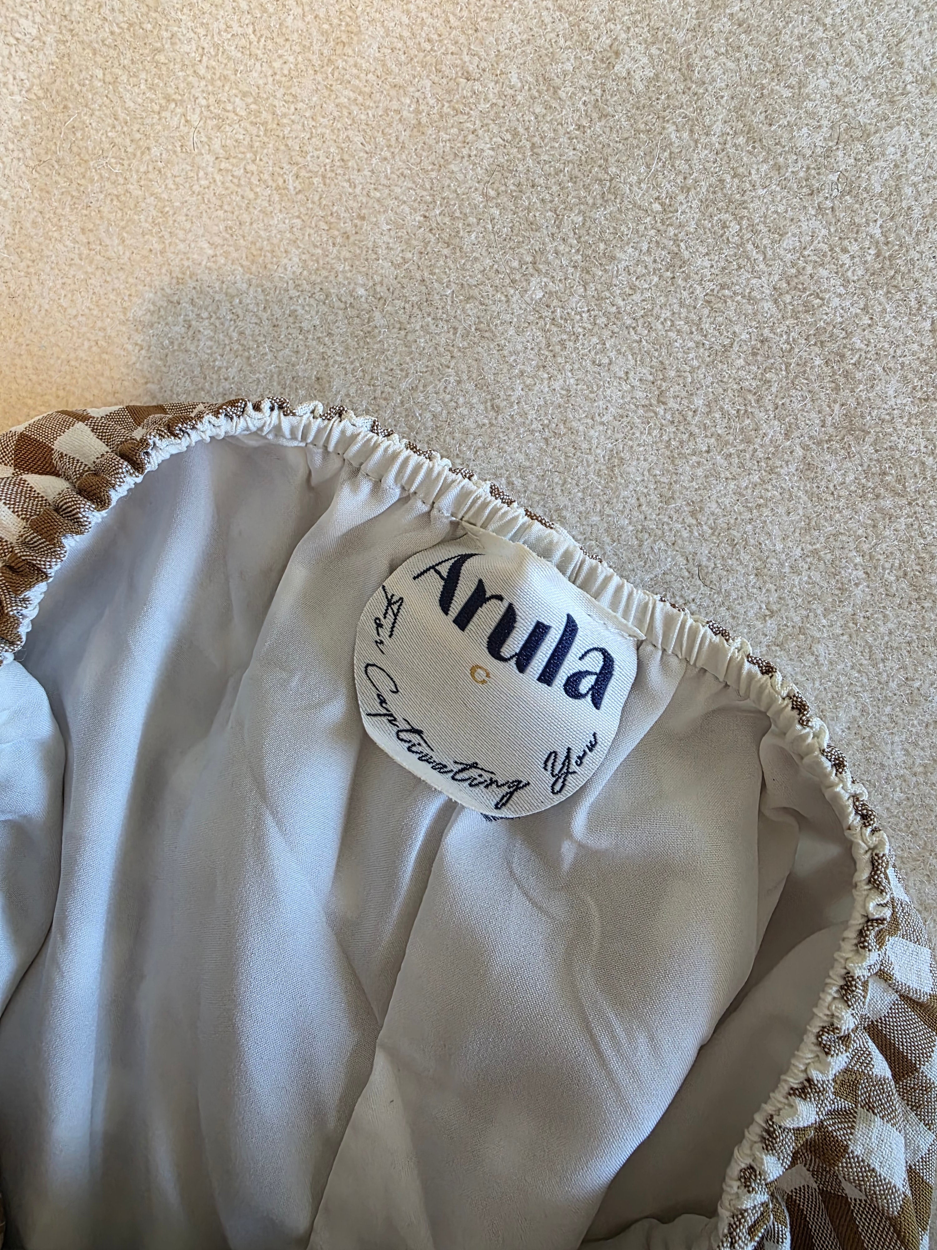 Arula Gingham Midi Dress (3X)