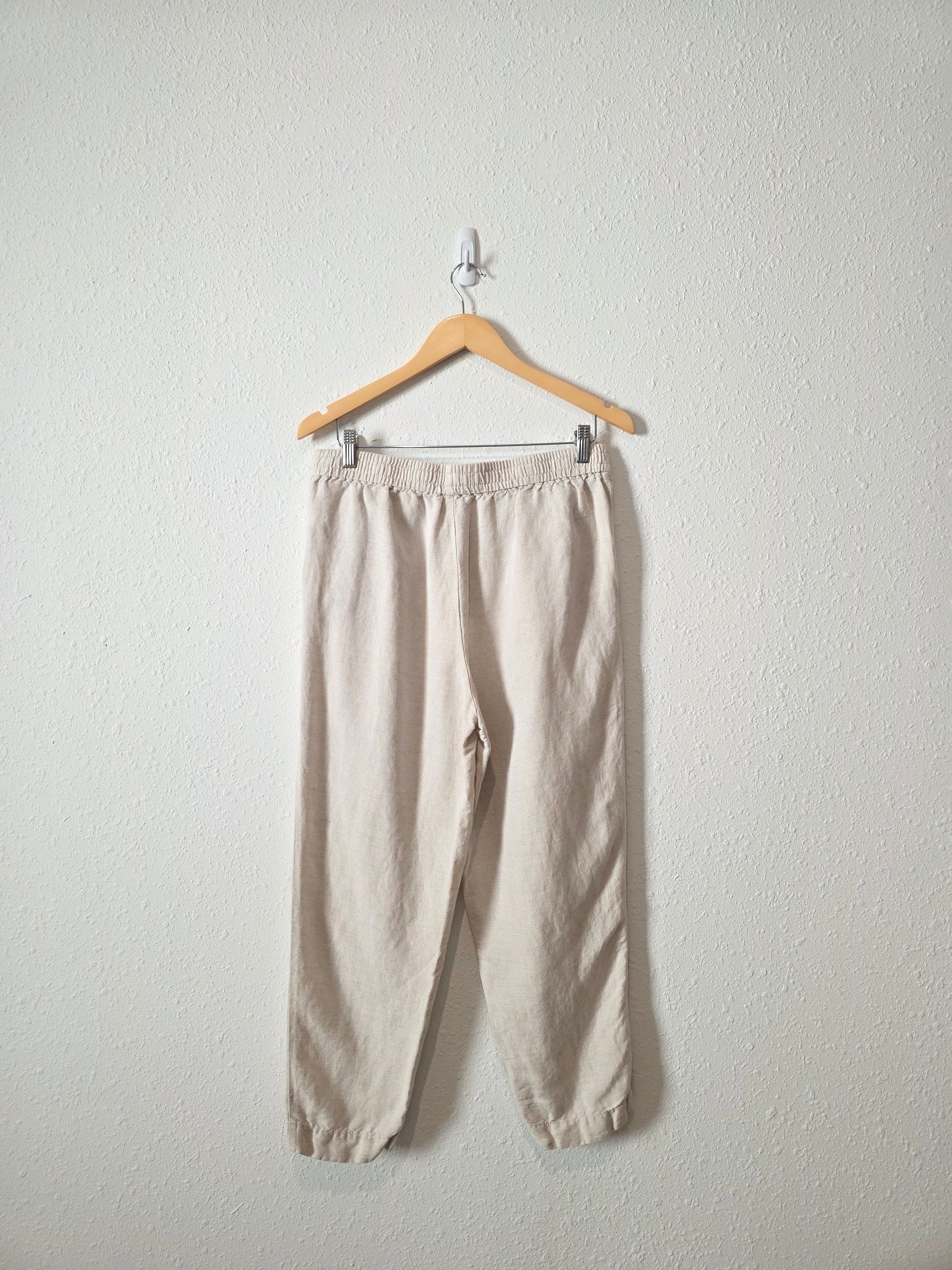 Madewell Linen Blend Straight Pants (M)
