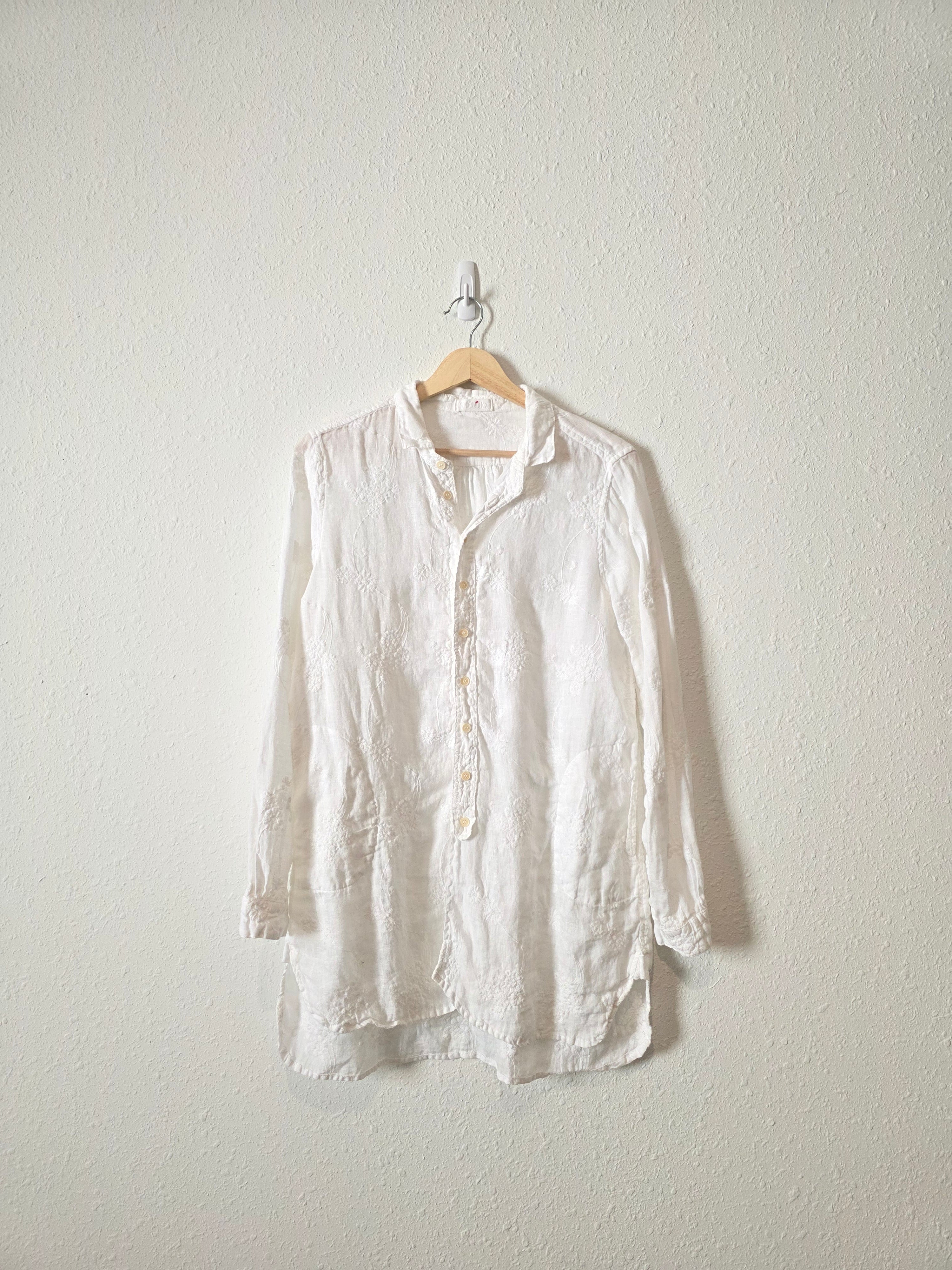 CP Shades Floral Linen Tunic (XS)