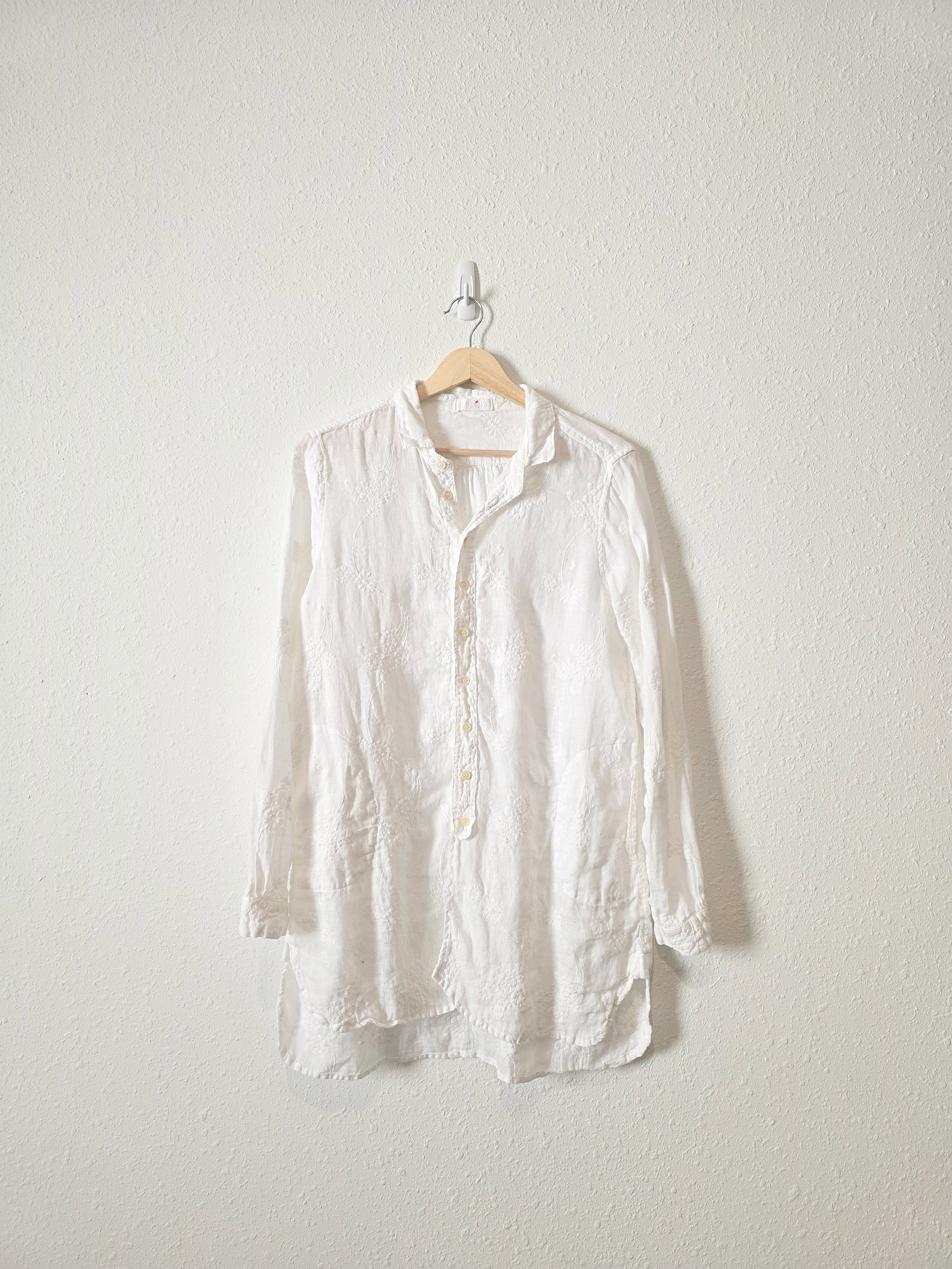 CP Shades Floral Linen Tunic (XS)