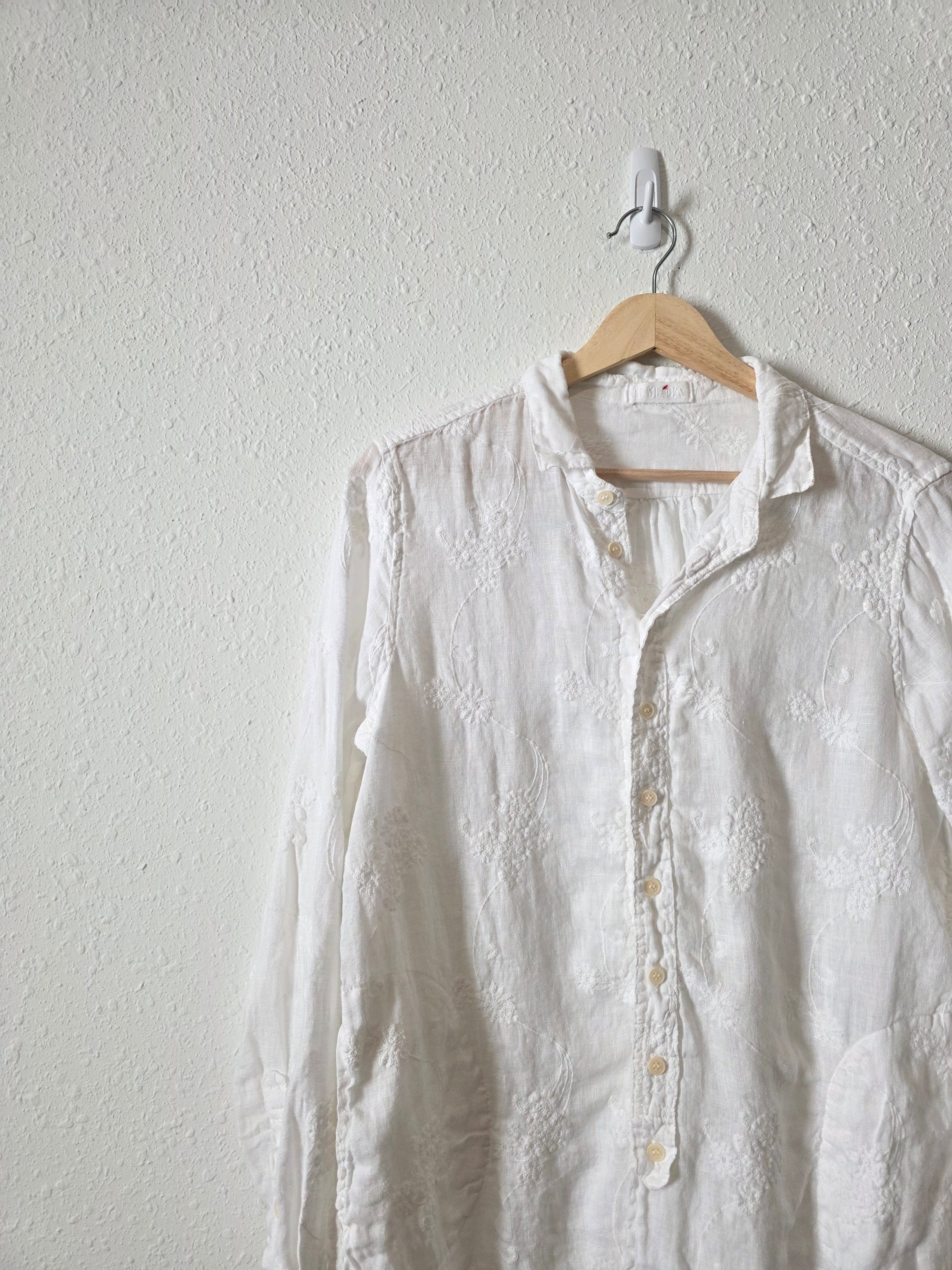 CP Shades Floral Linen Tunic (XS)