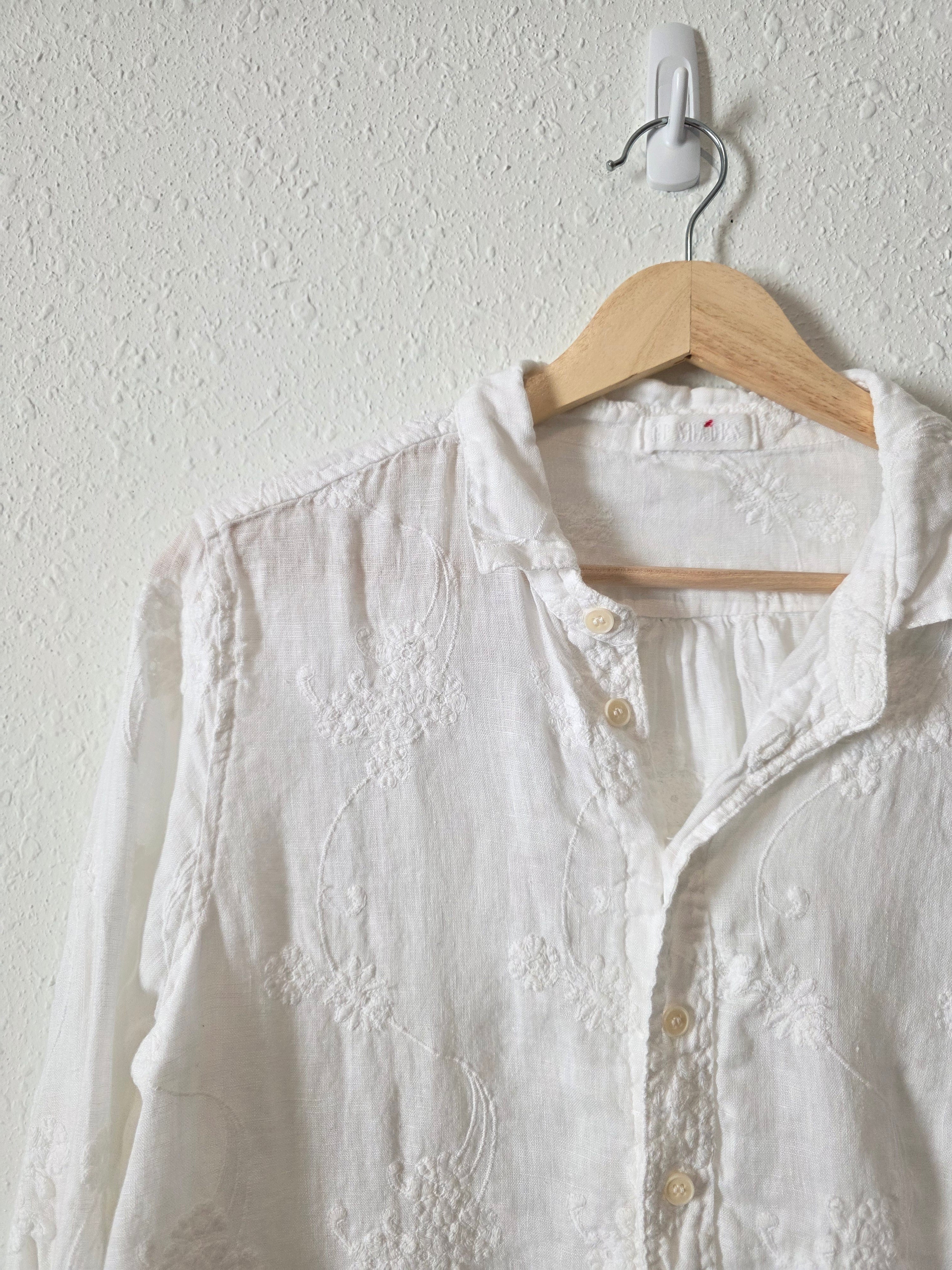 CP Shades Floral Linen Tunic (XS)