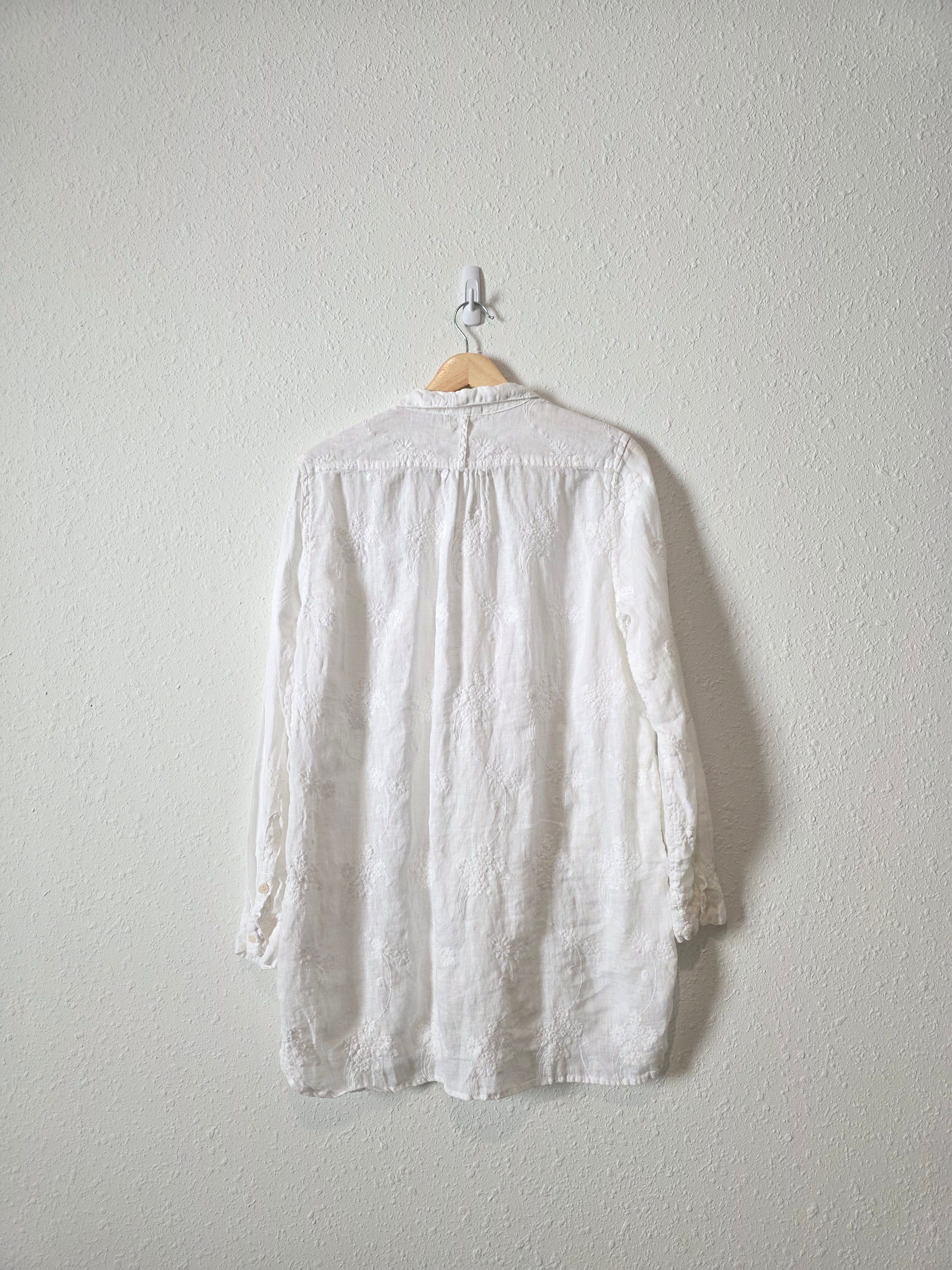 CP Shades Floral Linen Tunic (XS)