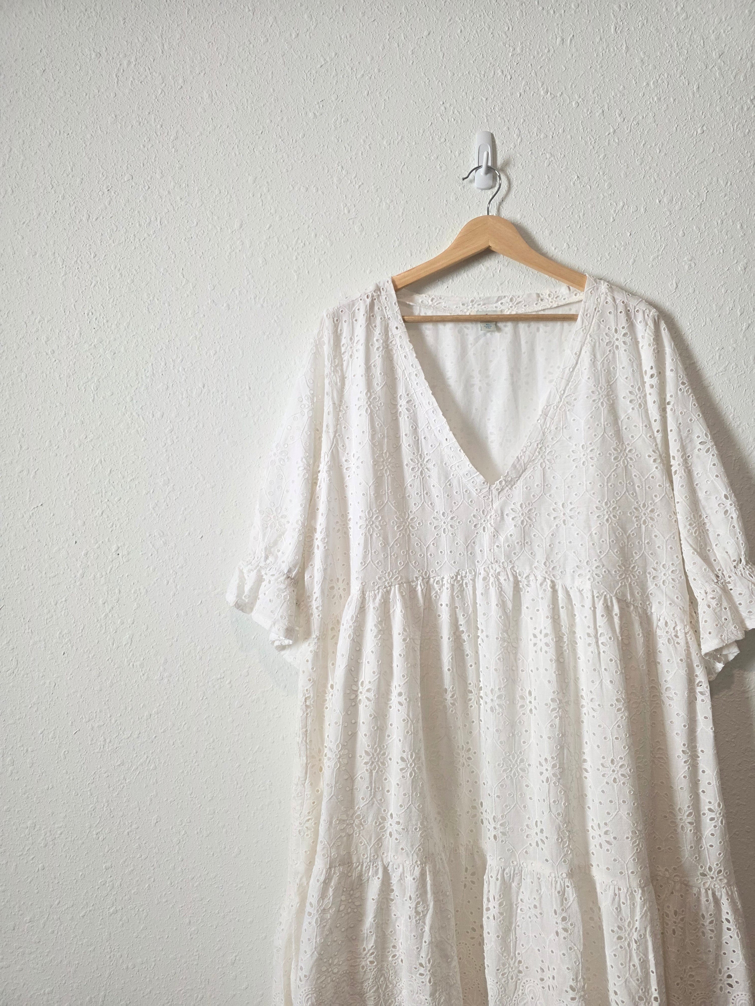 Sundance Eyelet Midi Dress (XL)