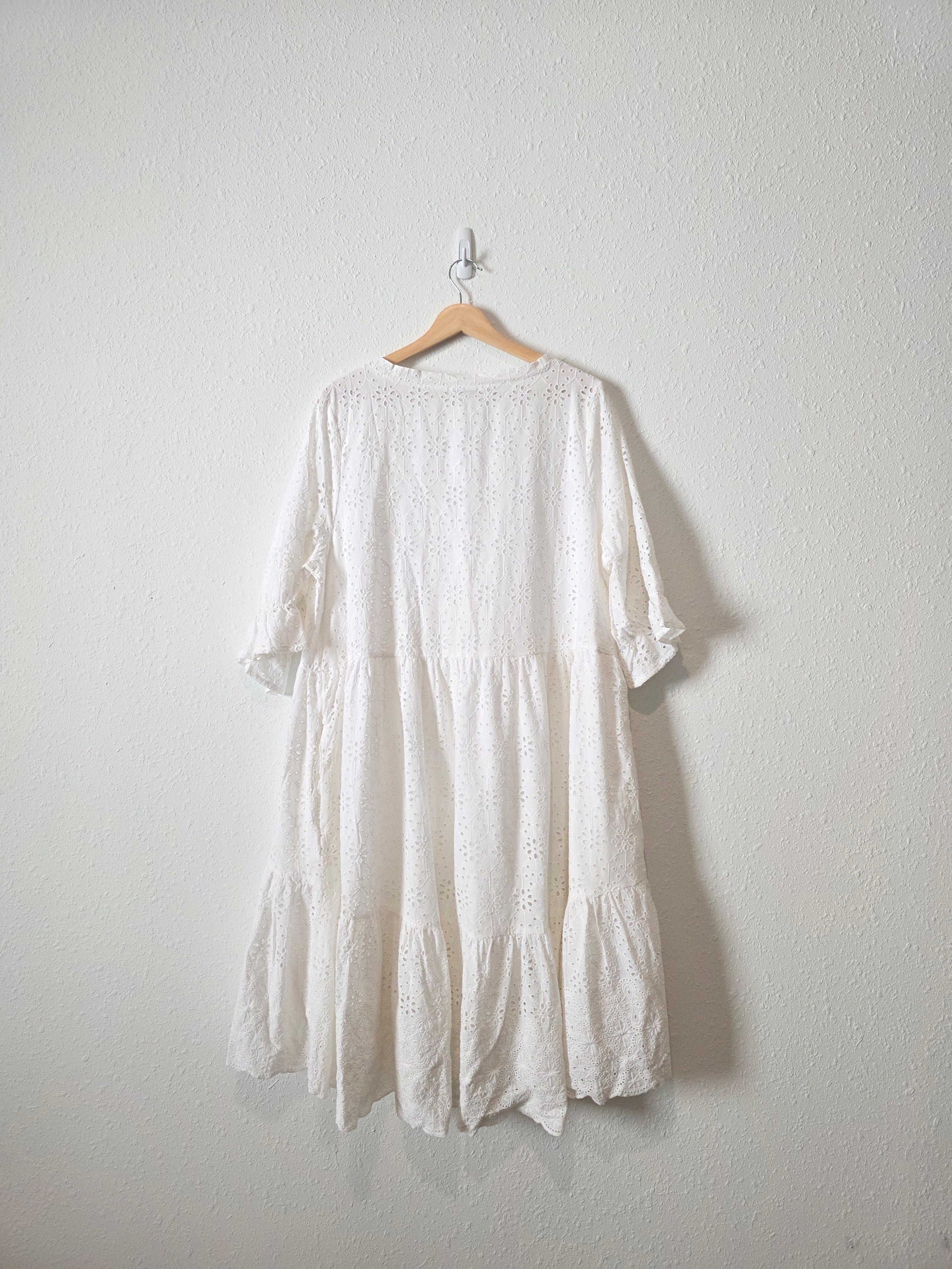 Sundance Eyelet Midi Dress (XL)