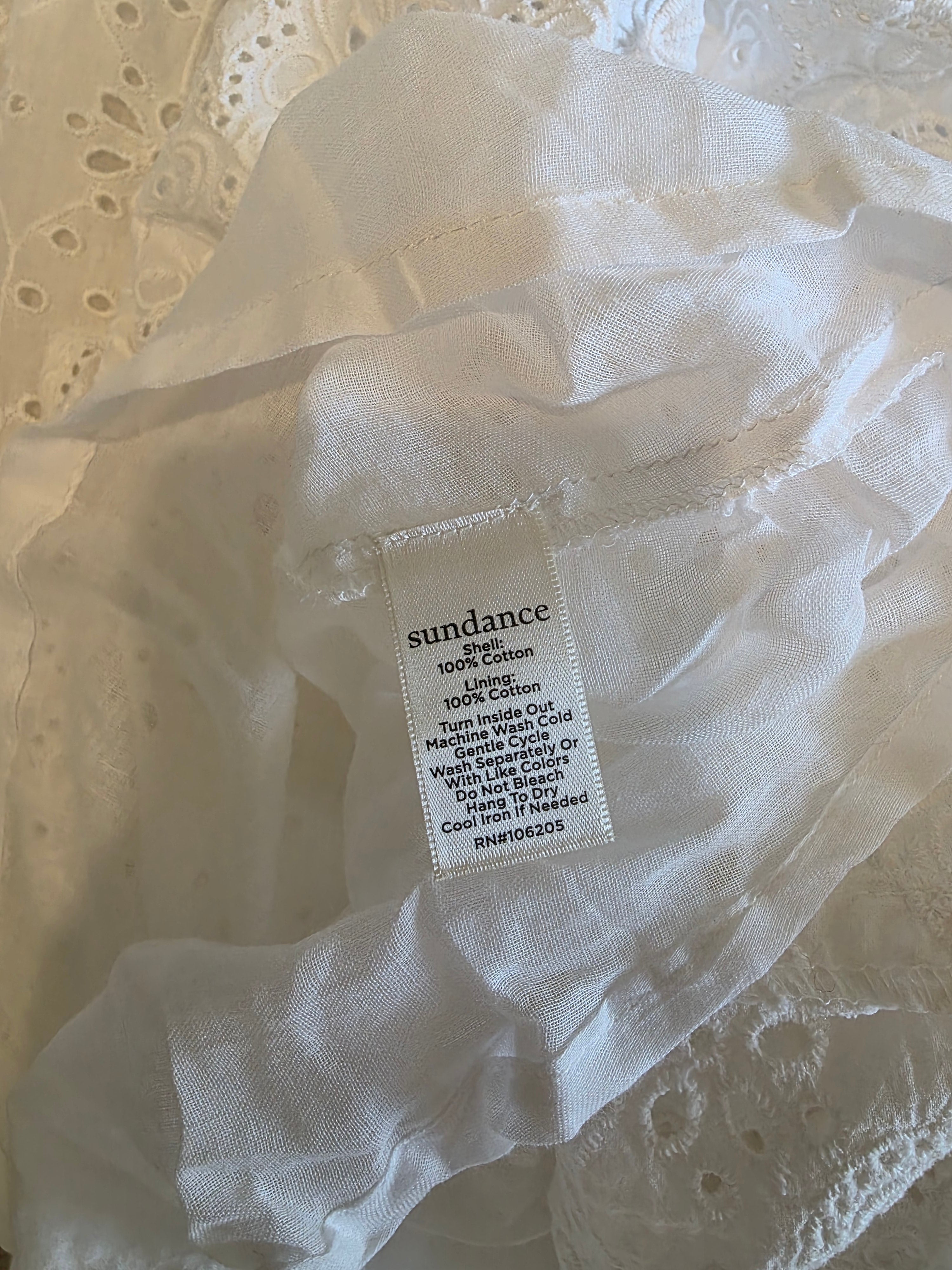 Sundance Eyelet Midi Dress (XL)