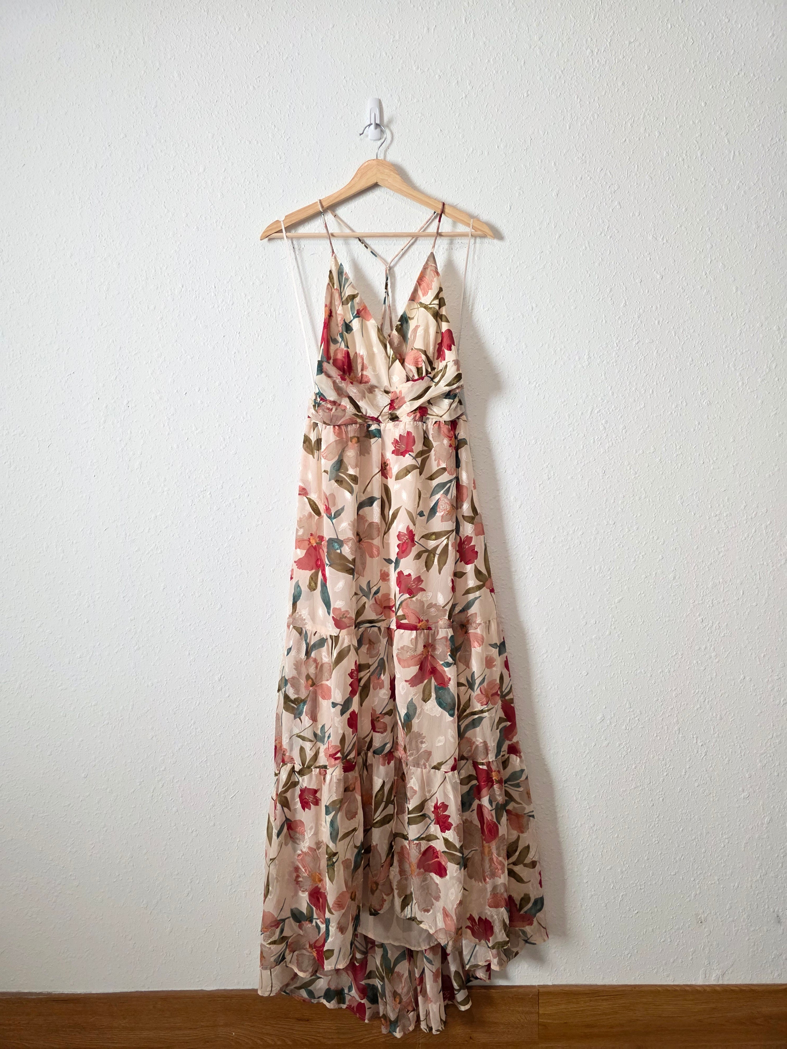 Astr Floral Maxi Dress (L)