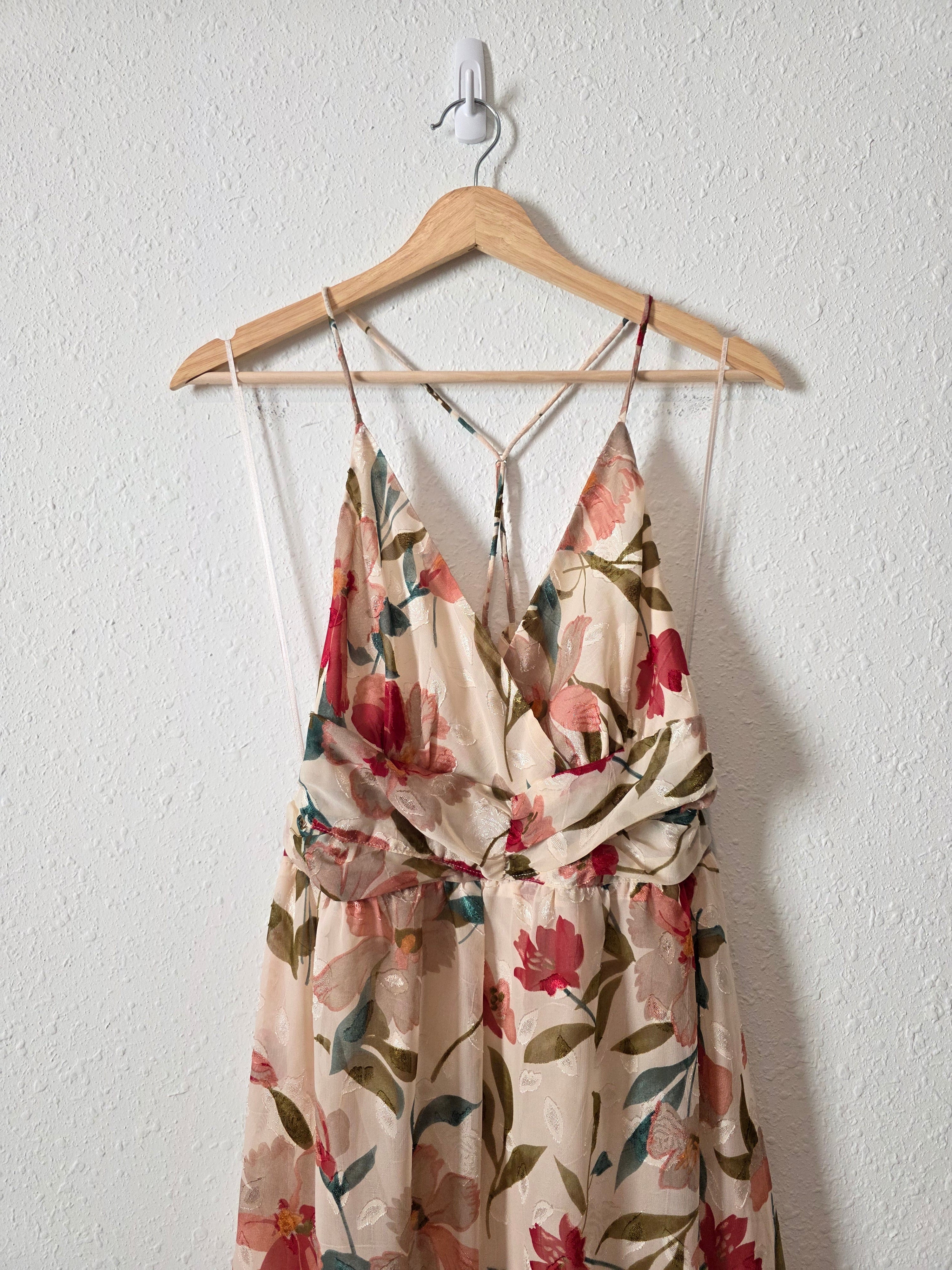 Astr Floral Maxi Dress (L)