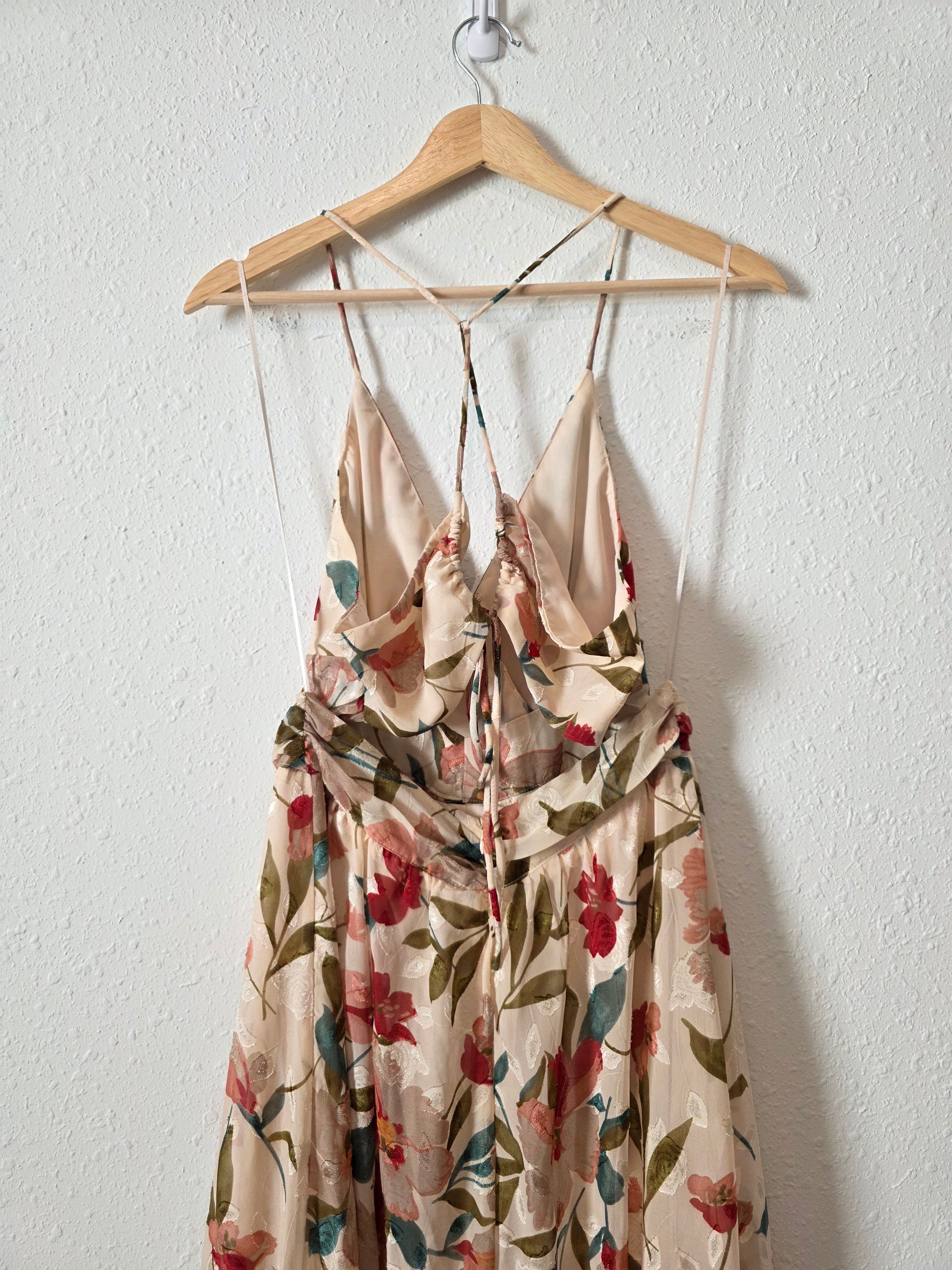 Astr Floral Maxi Dress (L)