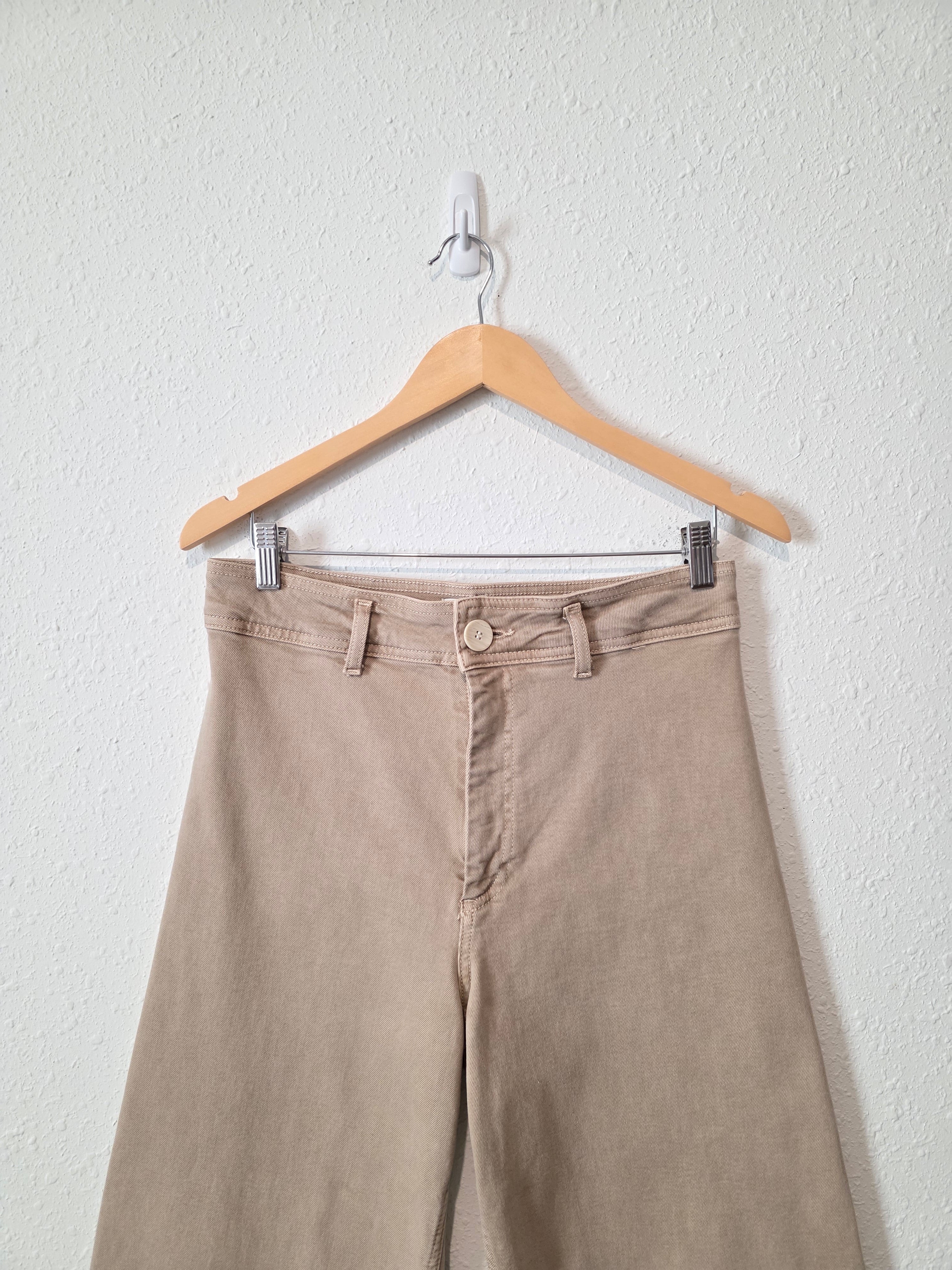 Zara Neutral Wide Leg Jeans (8)