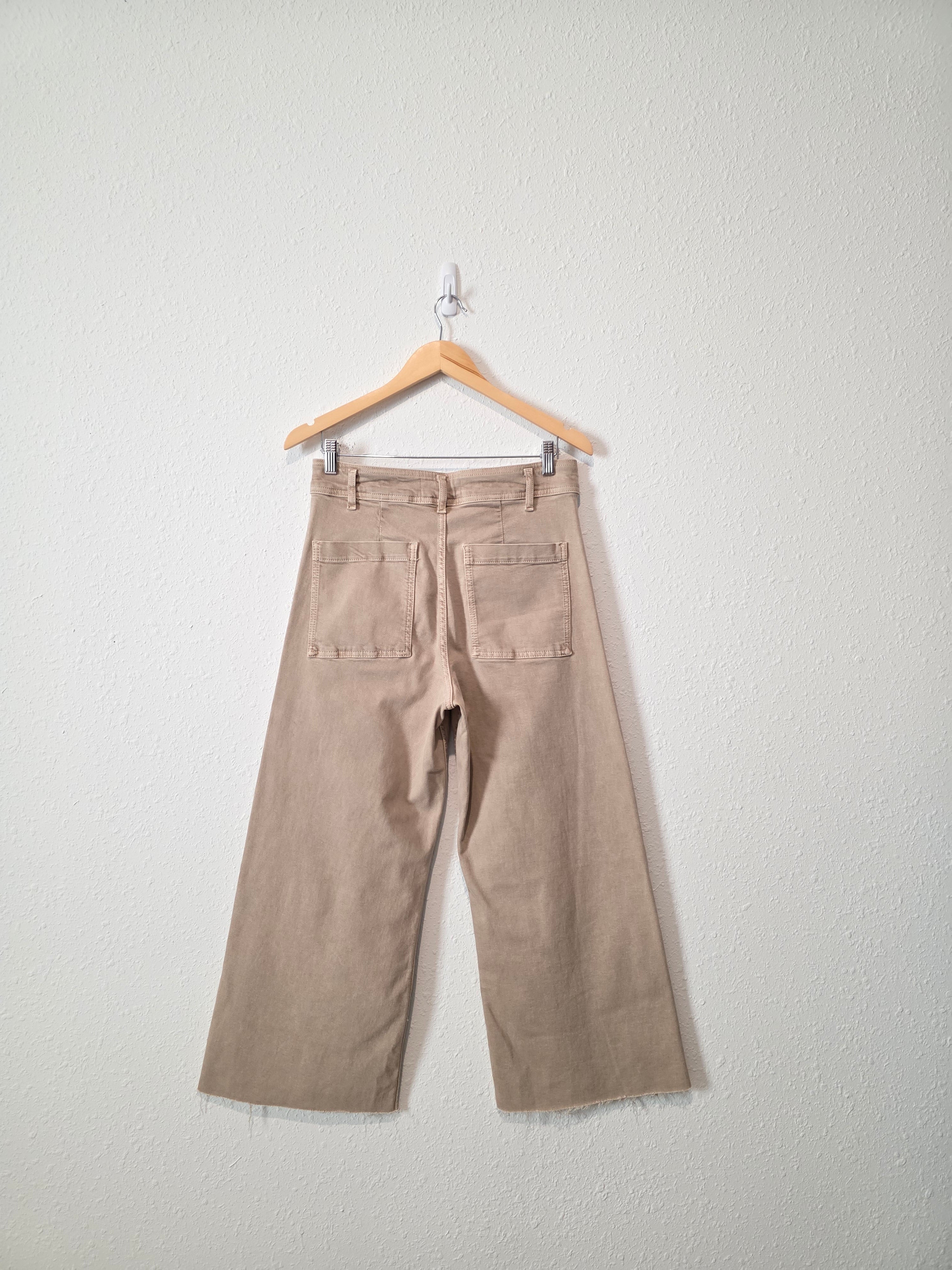 Zara Neutral Wide Leg Jeans (8)