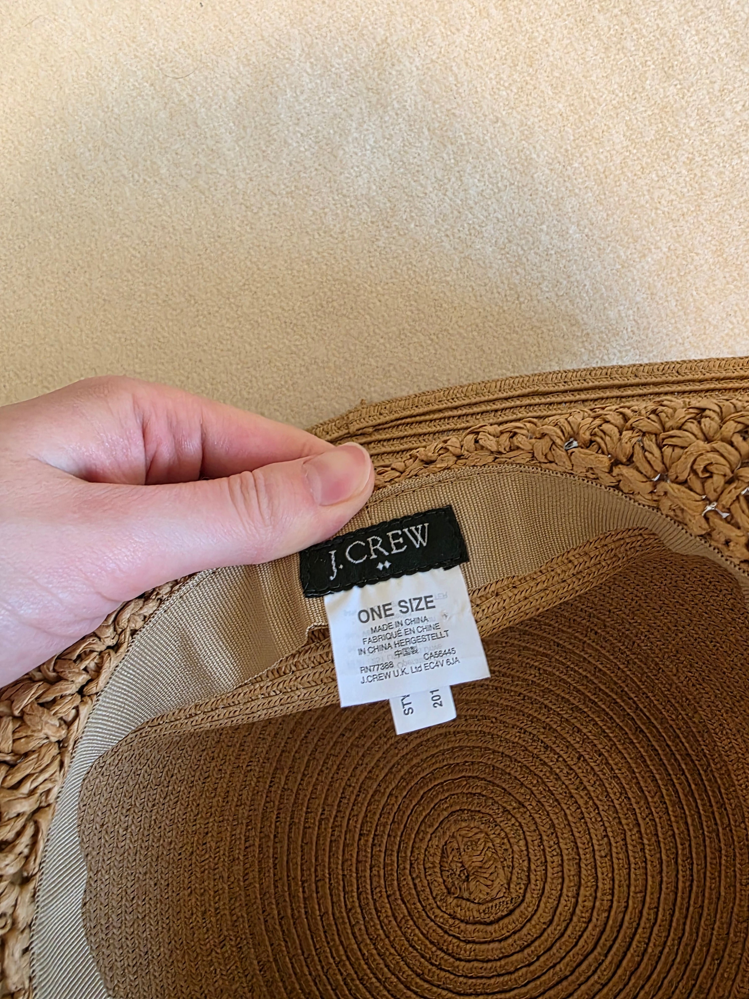 J.Crew Beachy Straw Hat (OS)