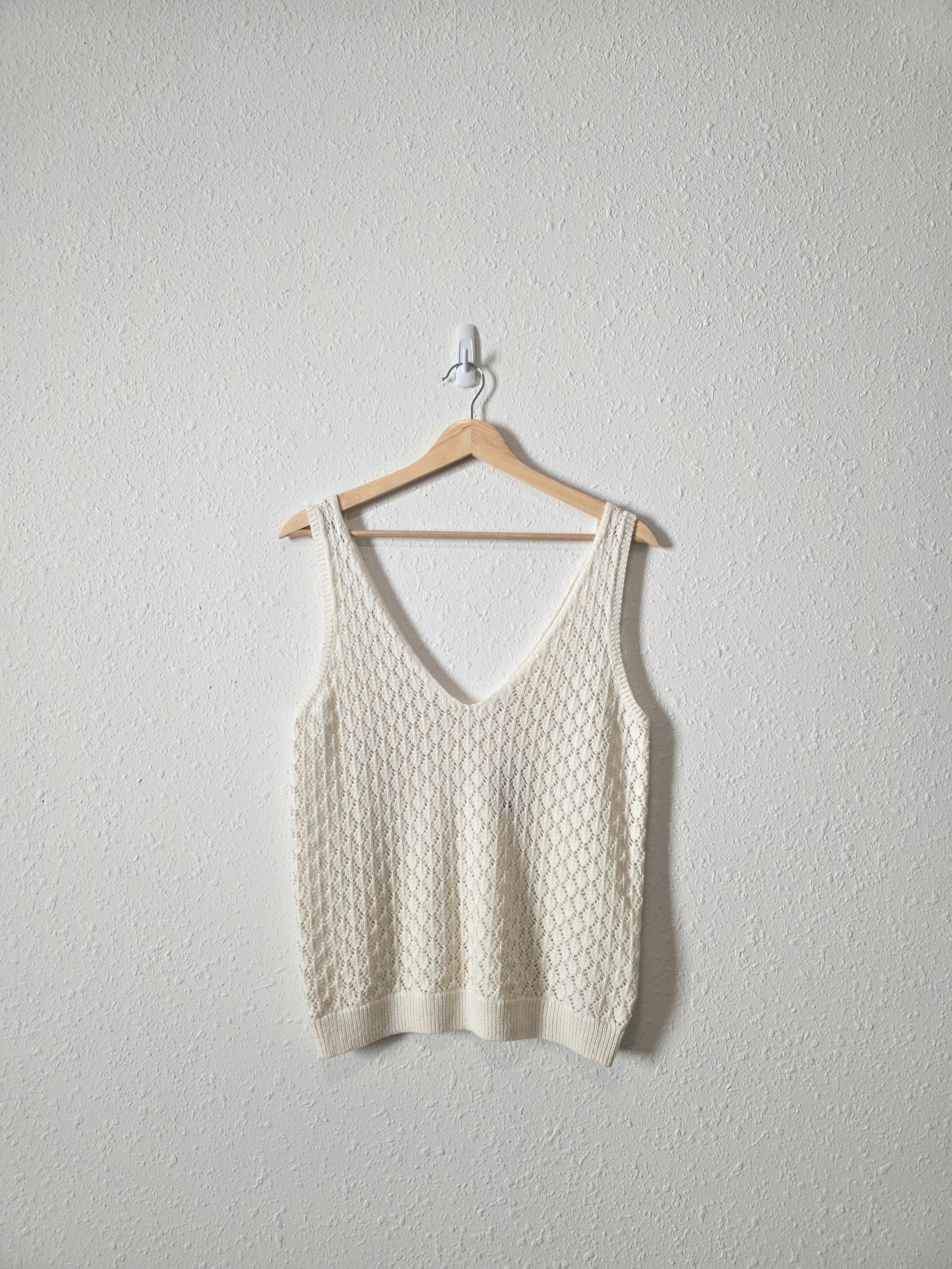 NEW Marine Layer Crochet Tank (M)