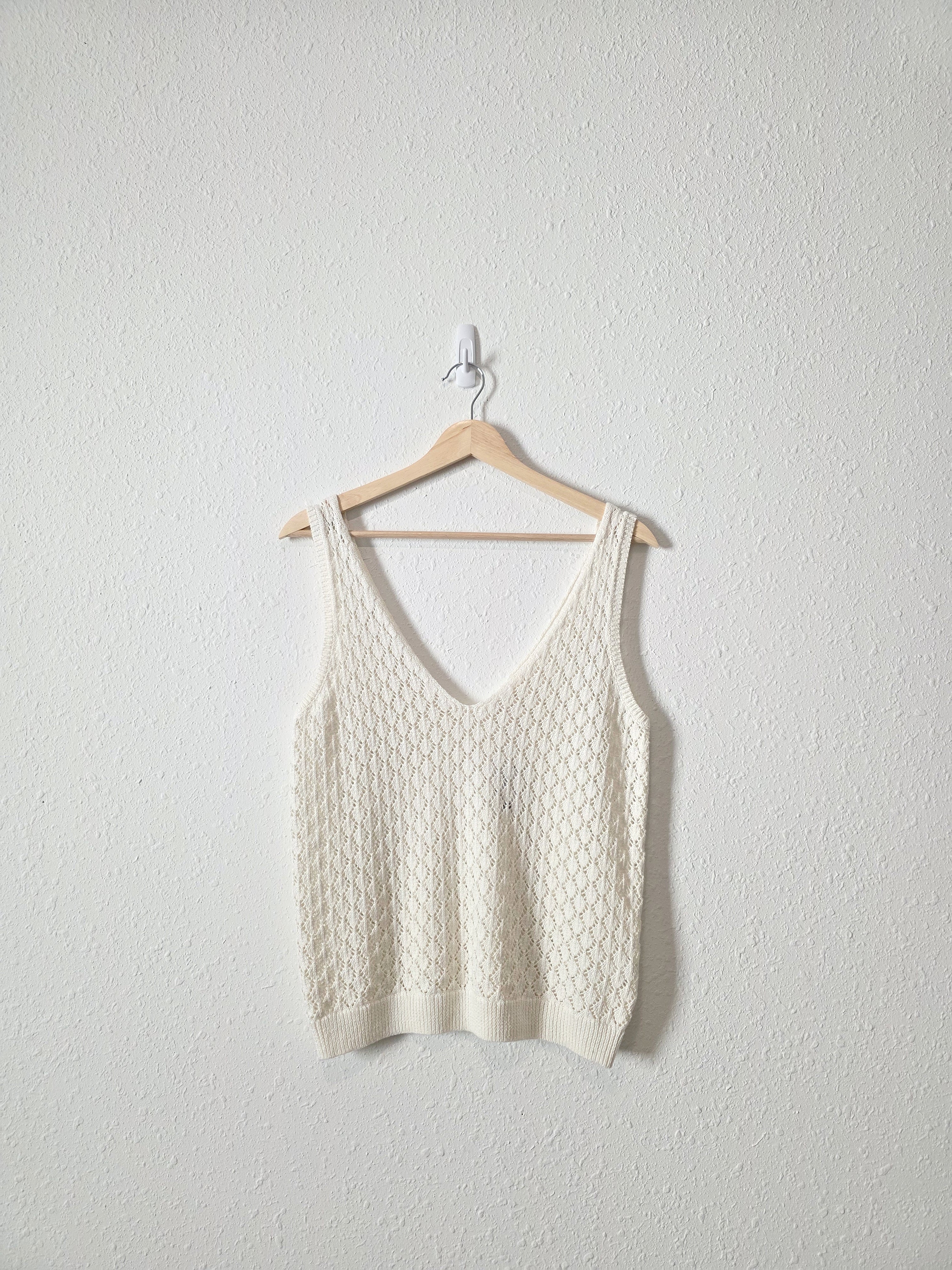 NEW Marine Layer Crochet Tank (M)