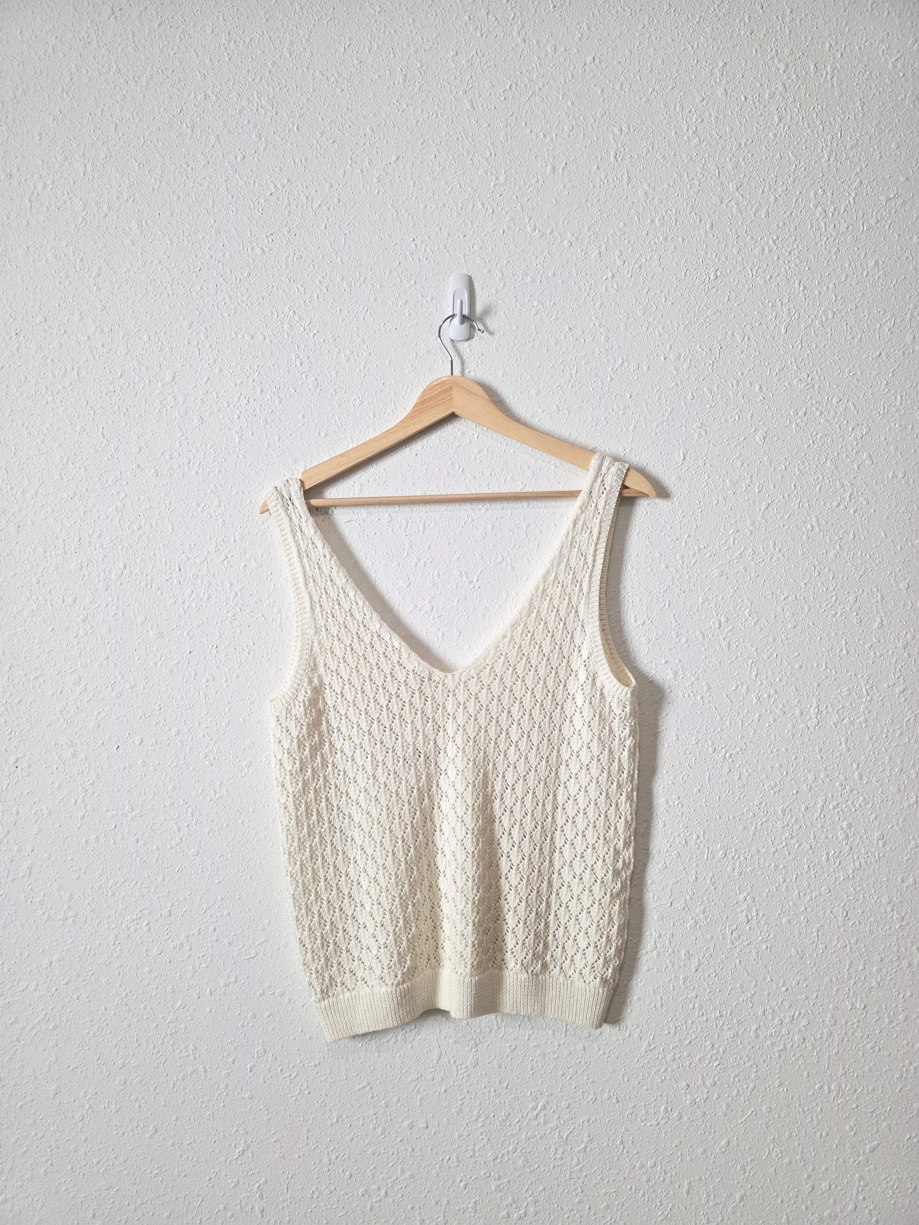 NEW Marine Layer Crochet Tank (M)