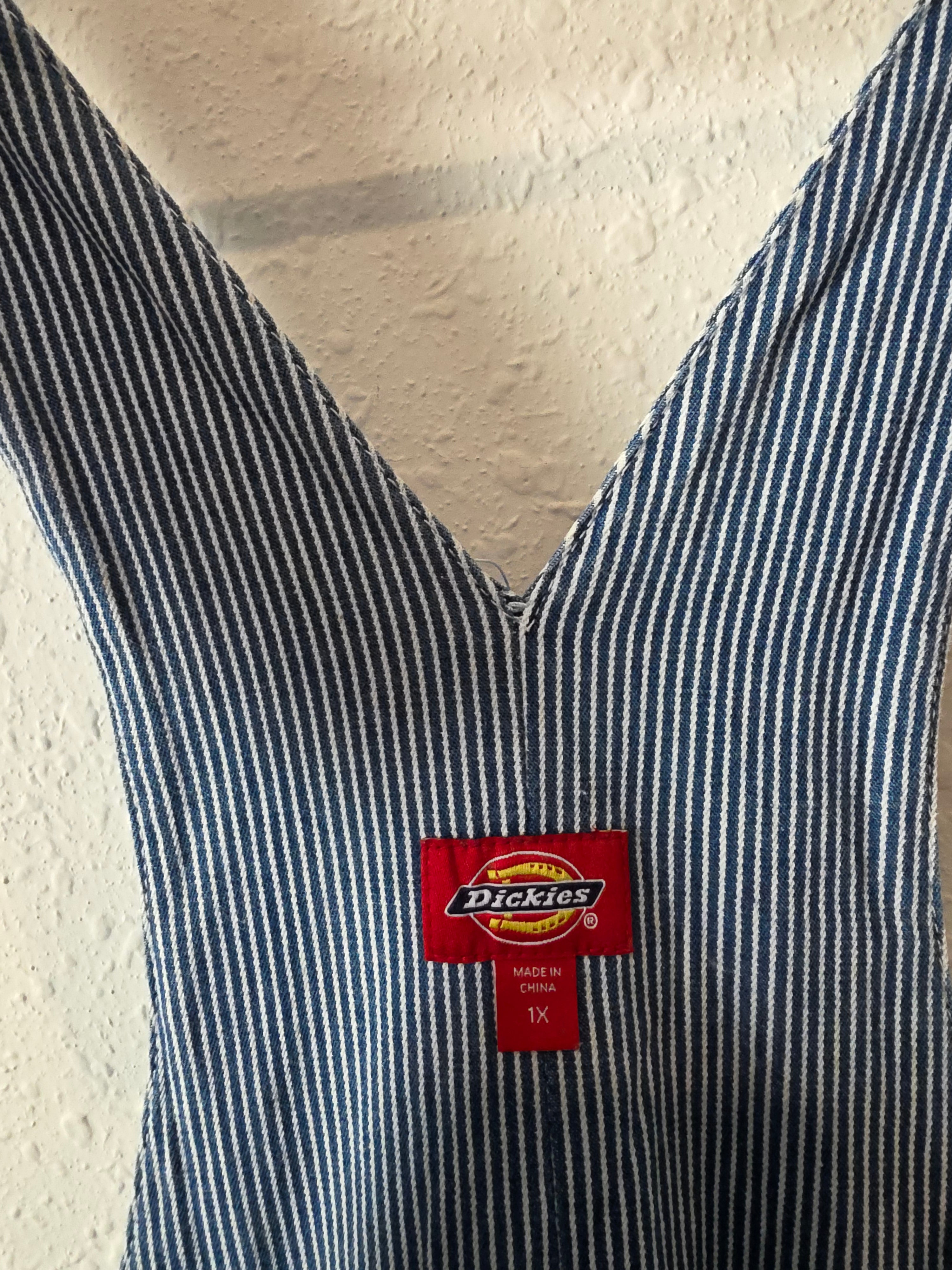Dickies Relaxed Striped Shortalls (1X)