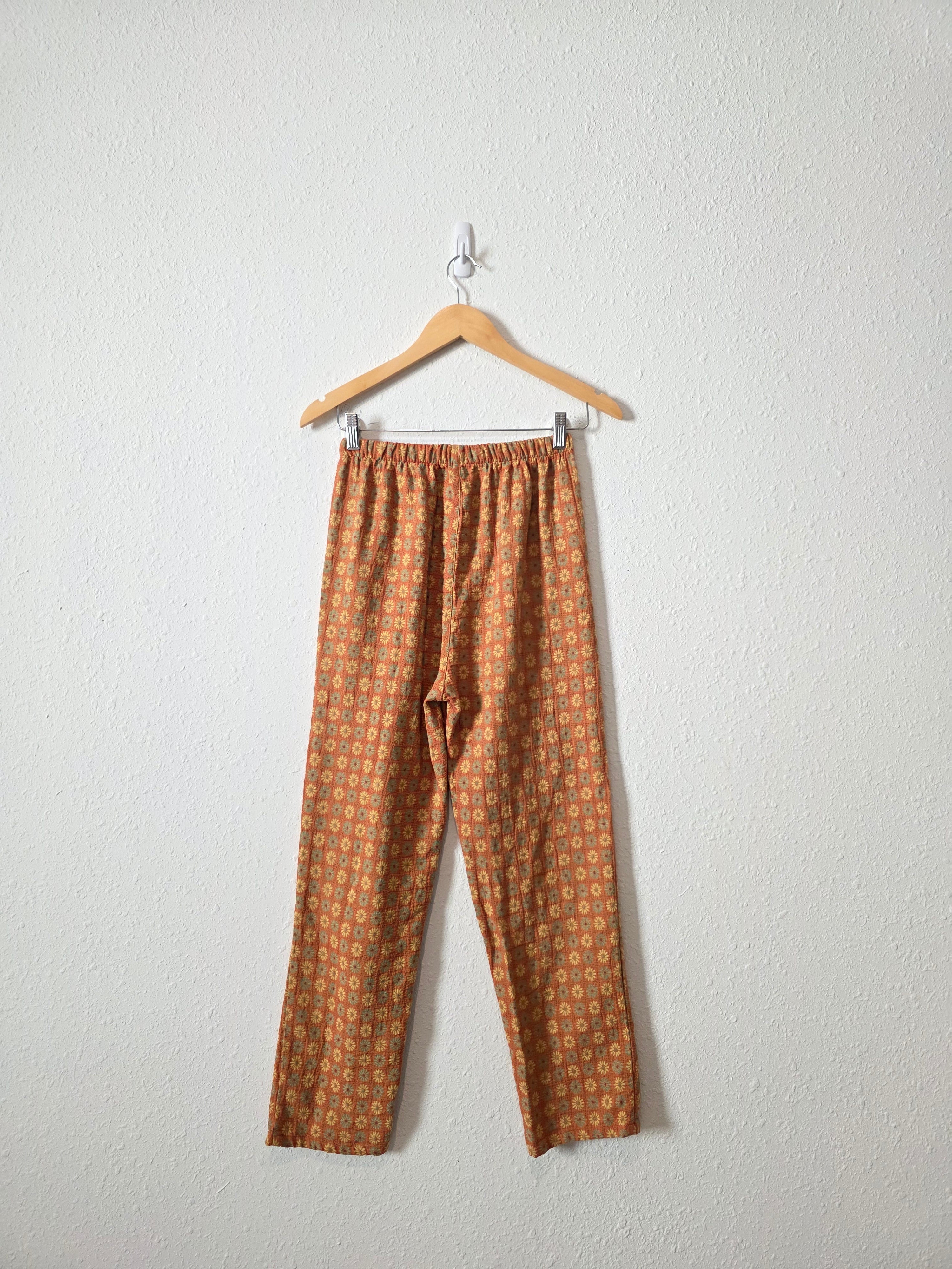 Floral Straight Leg Pants (XS)