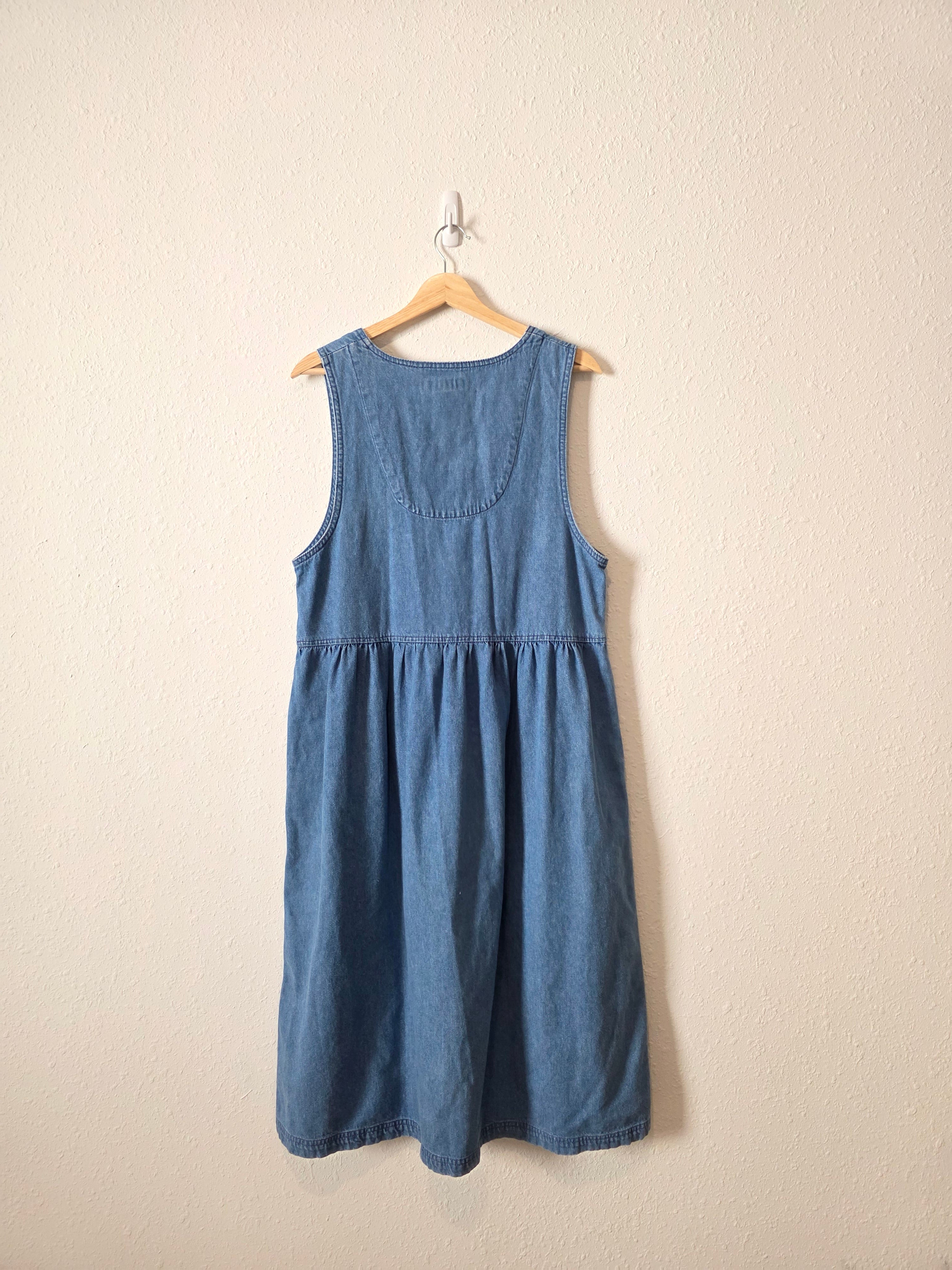 Vintage Denim Midi Dress (10)