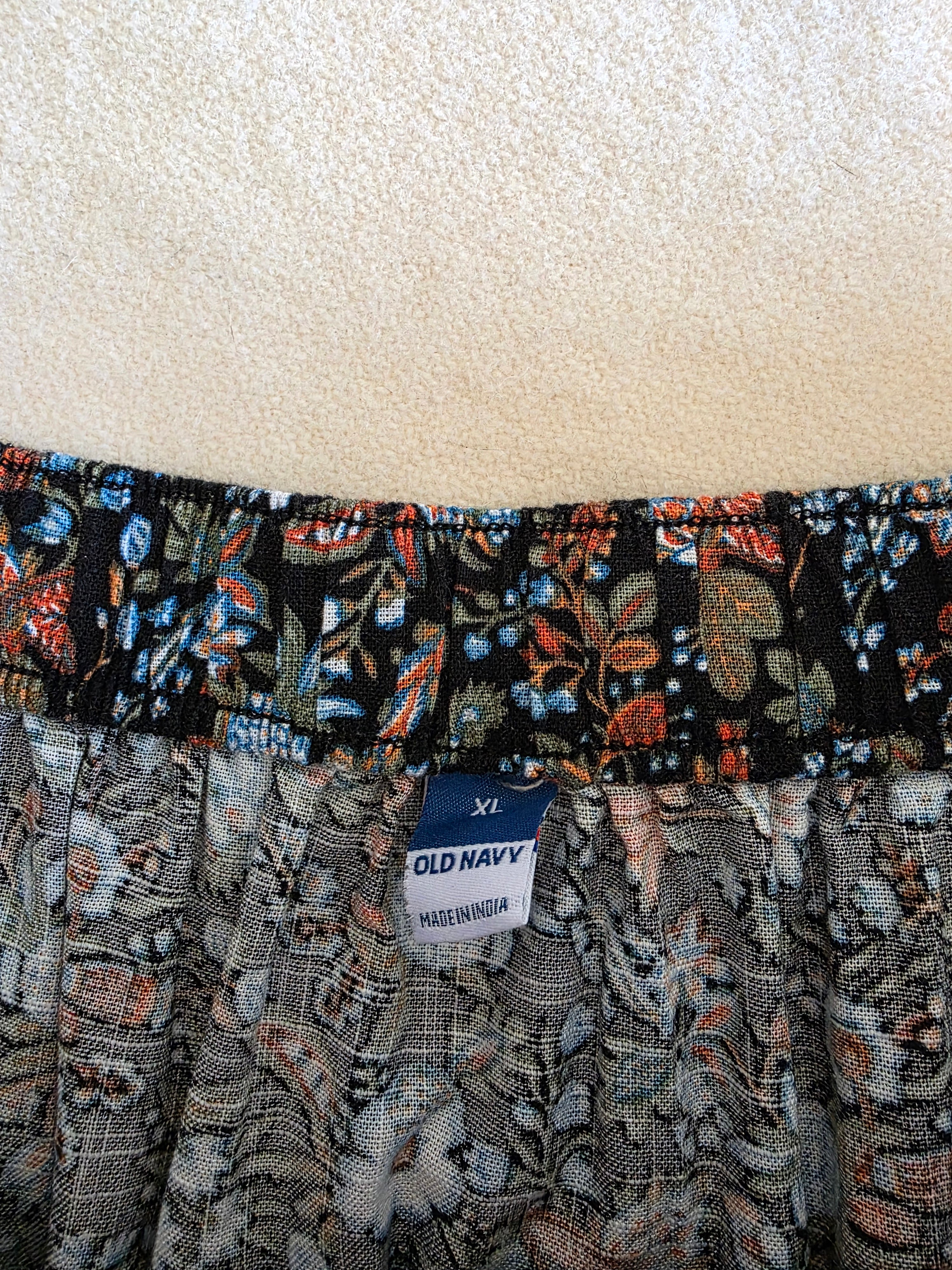 NEW Floral Tiered Midi Skirt (XL)