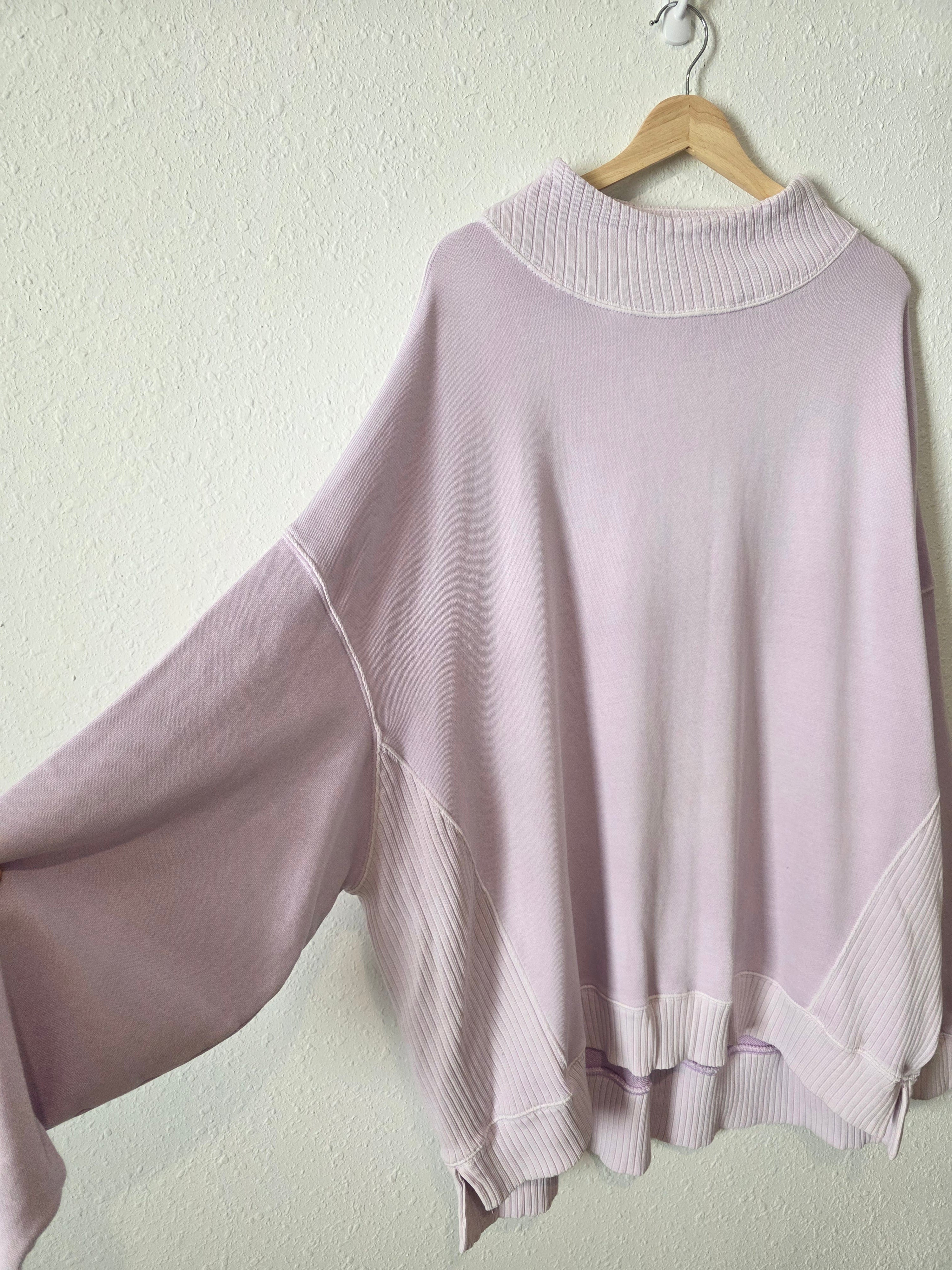 Aerie Lavender Oversized Sweatshirt (XXL)
