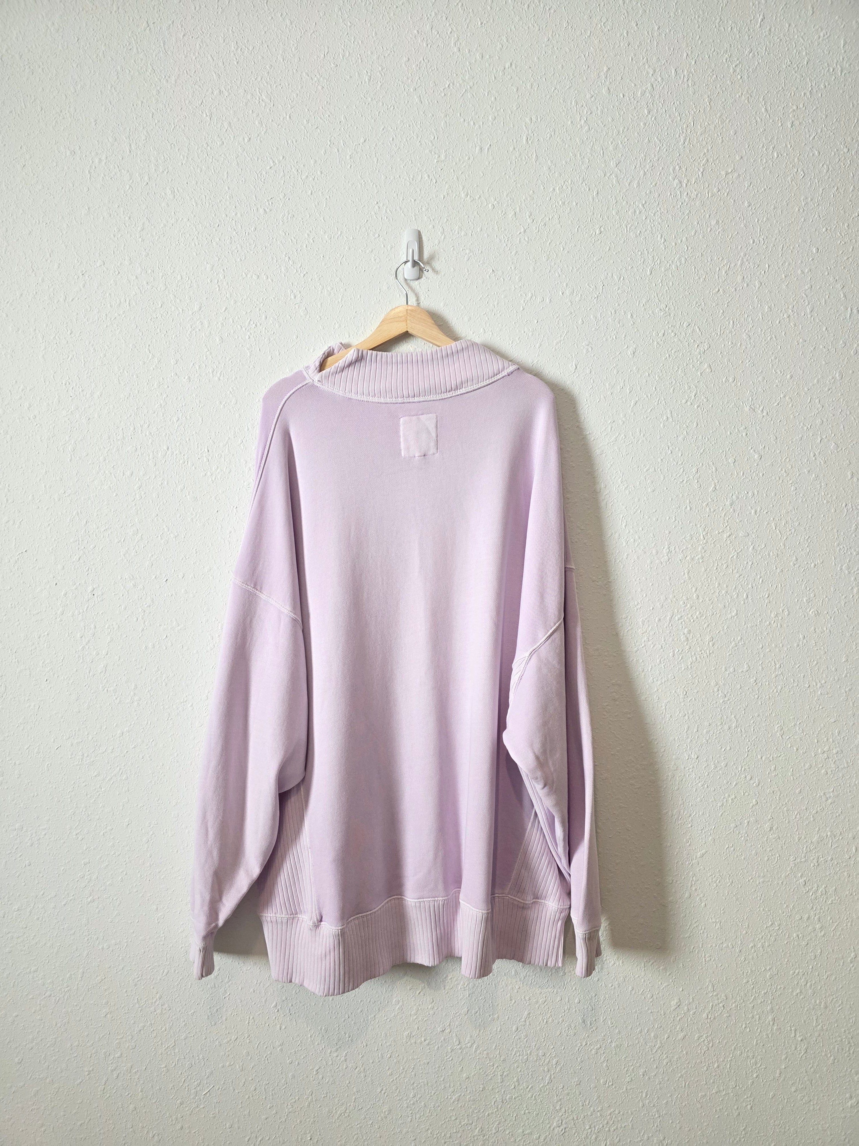 Aerie Lavender Oversized Sweatshirt (XXL)