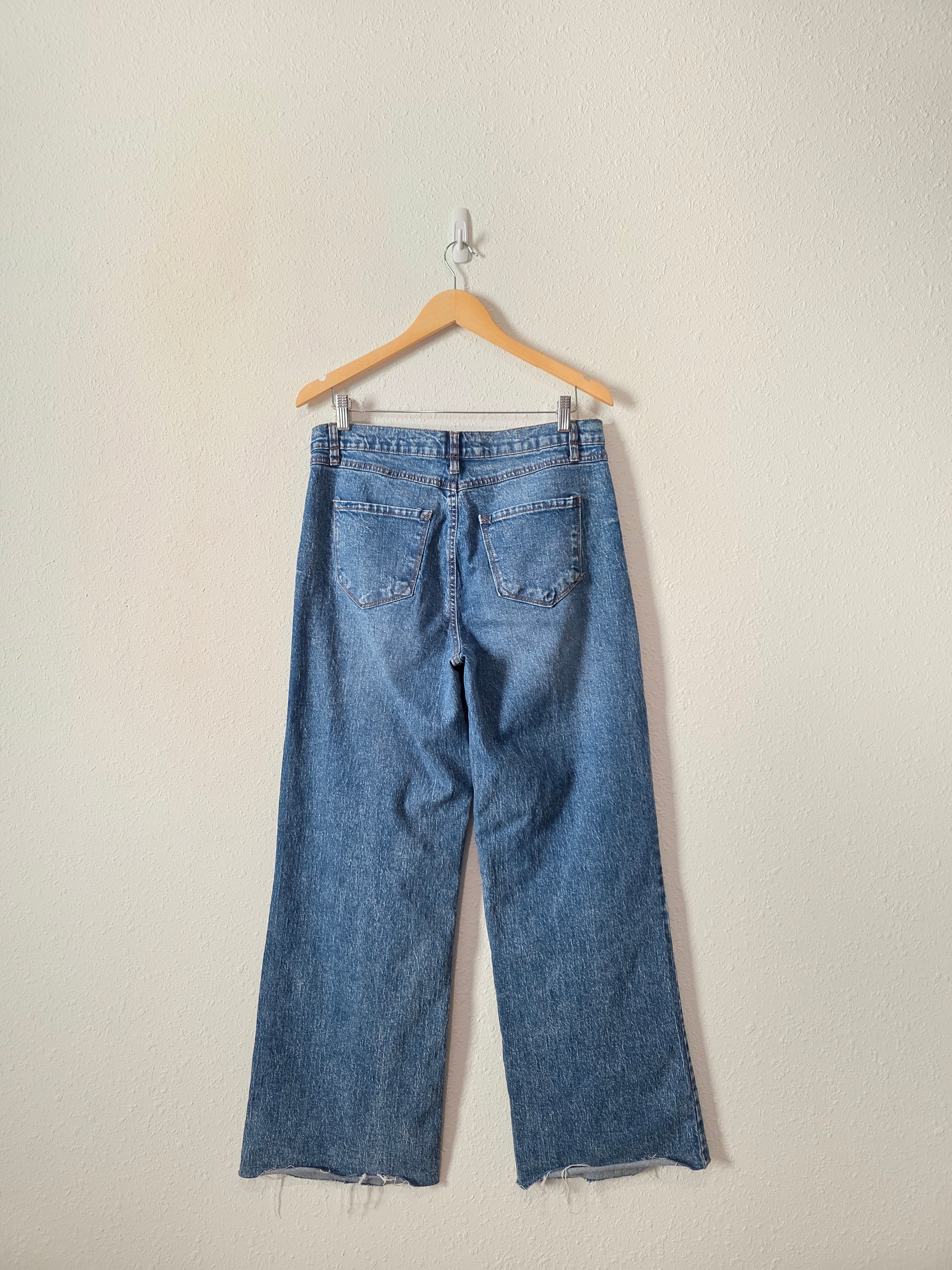 High Rise Wide Leg Jeans (10/30)
