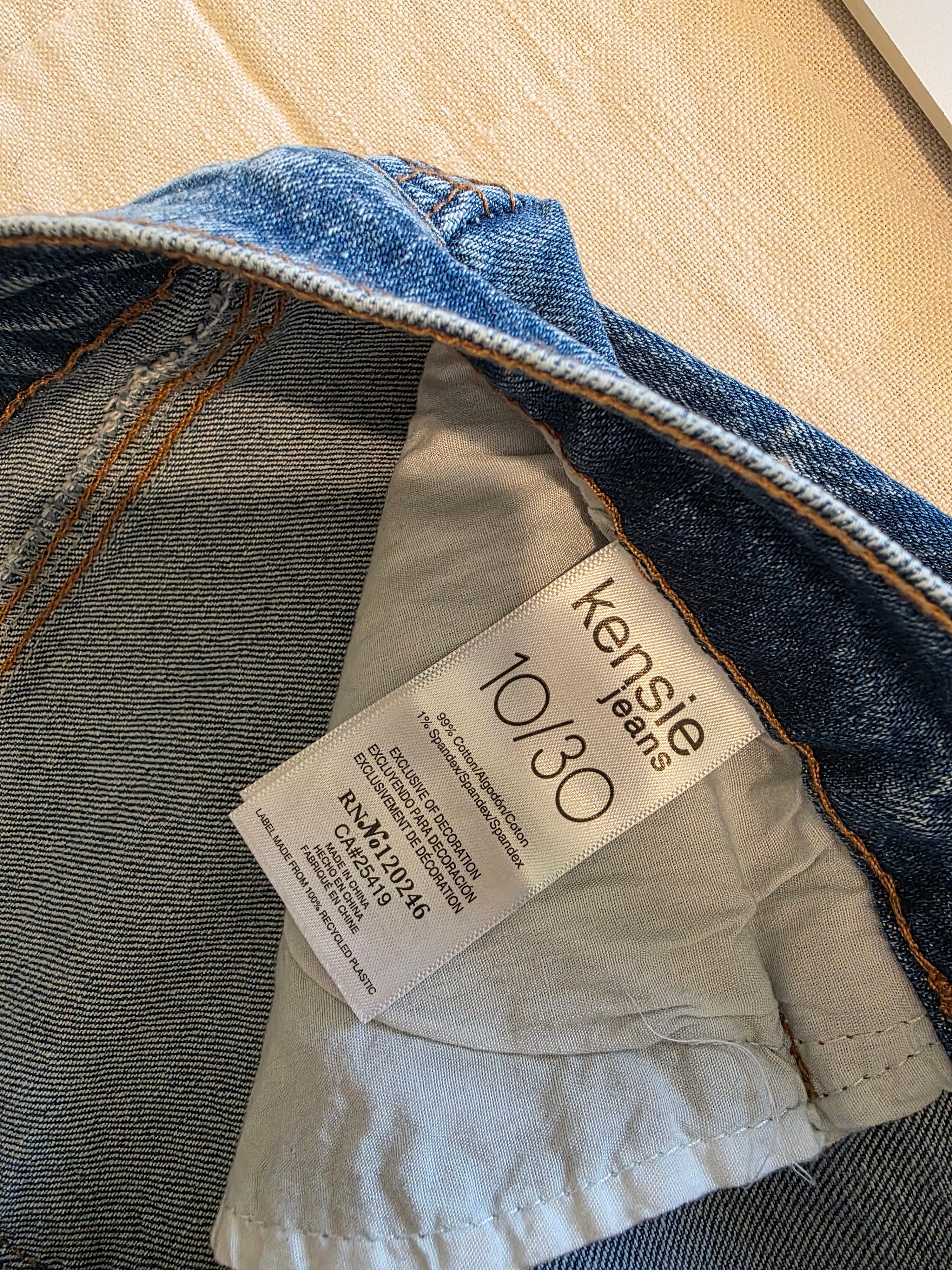 High Rise Wide Leg Jeans (10/30)