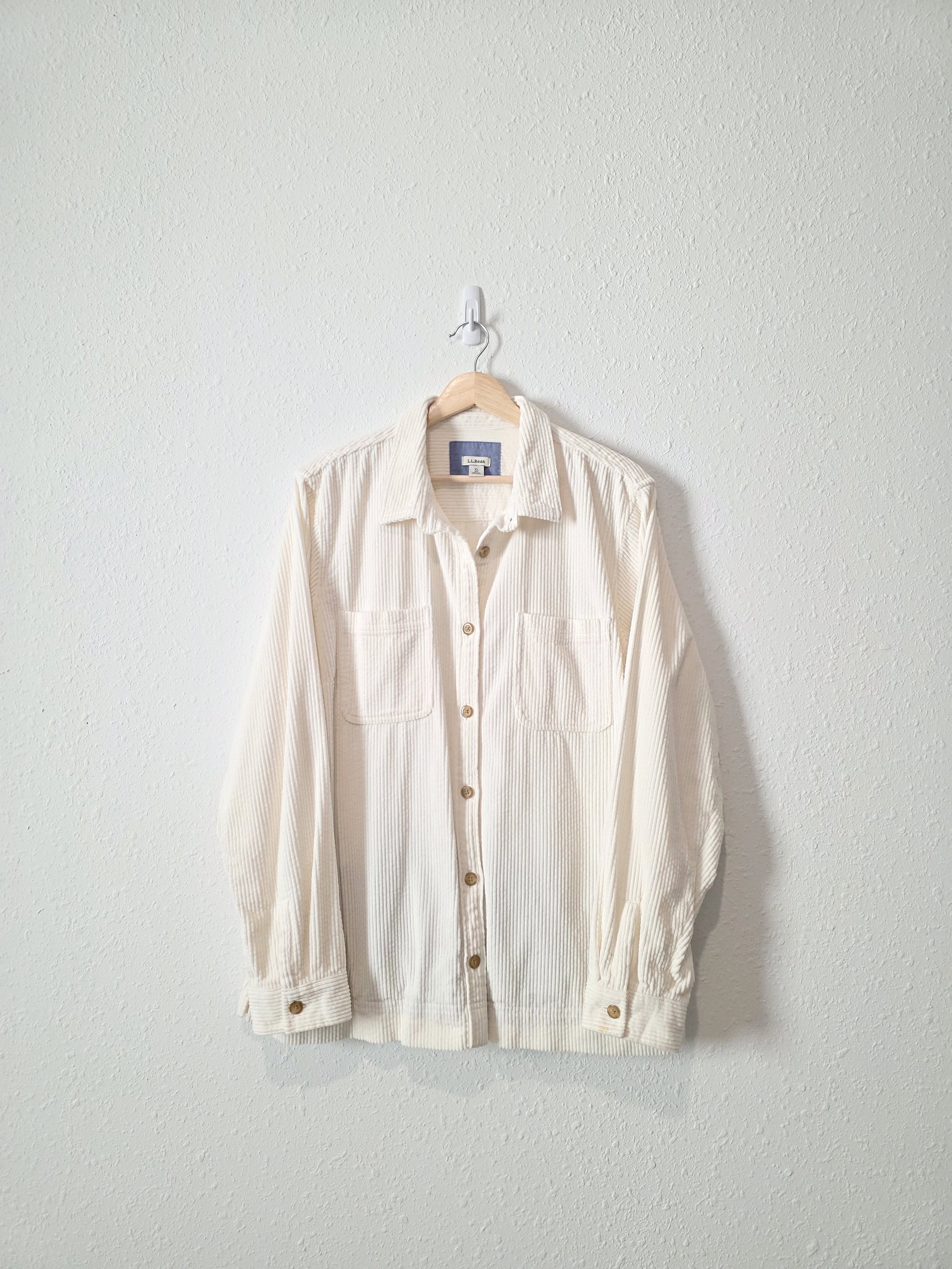 LL Bean Corduroy Button Up (XL)